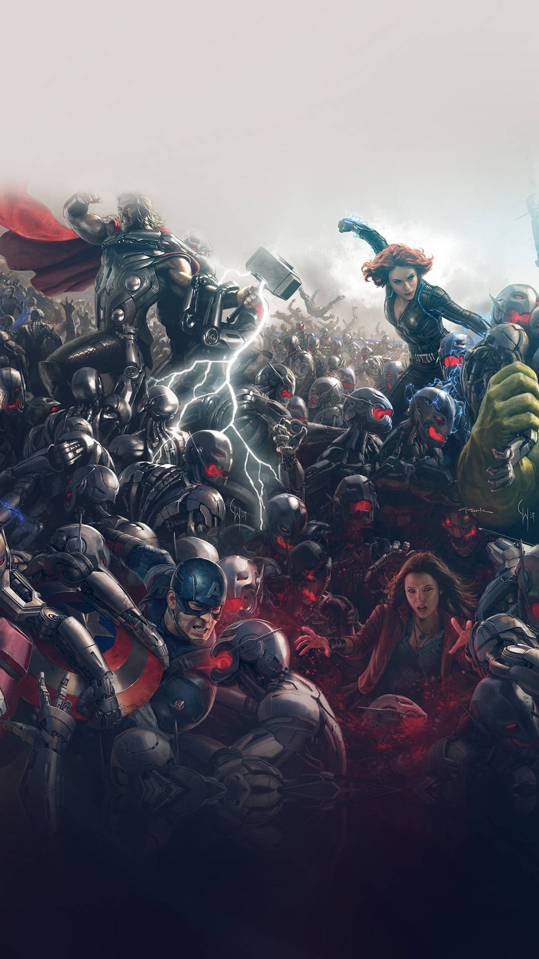 Avengers Heroes Art Iphone Background