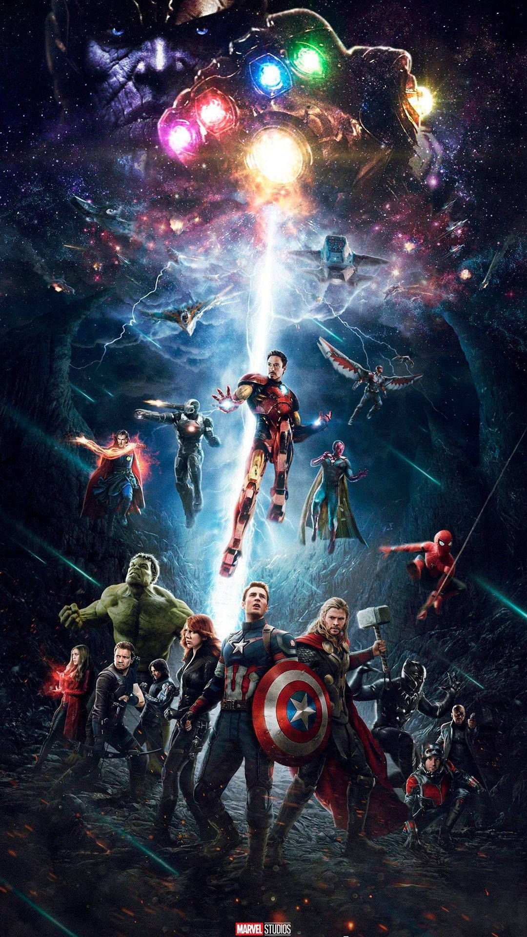 Avengers Infinity Gauntlet 4k Marvel Iphone