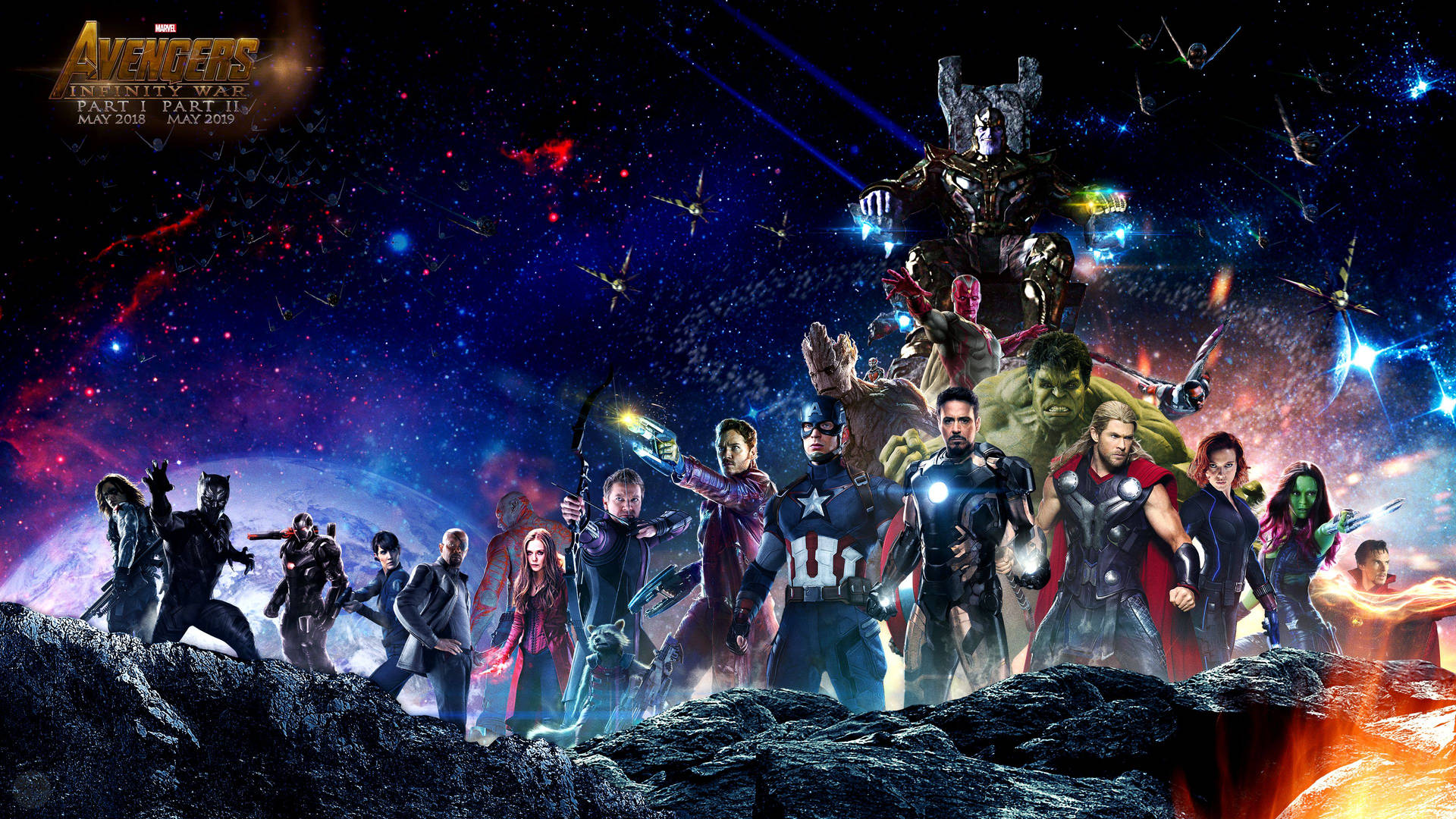 Avengers Infinity War Background
