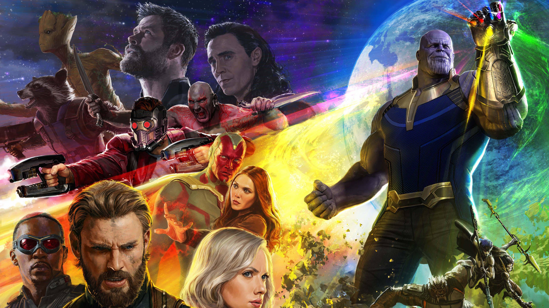 Avengers Infinity War 4k Infinity Gauntlet Background