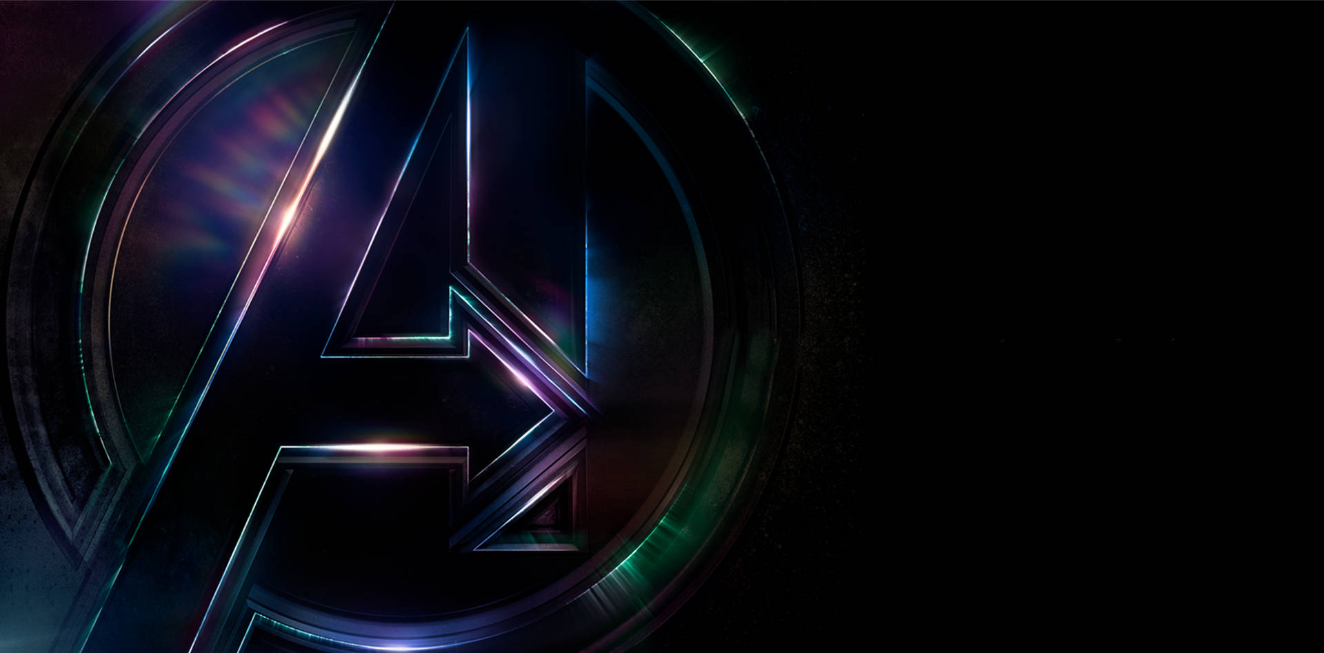 Avengers Infinity War 4k Shadowed Logo Background