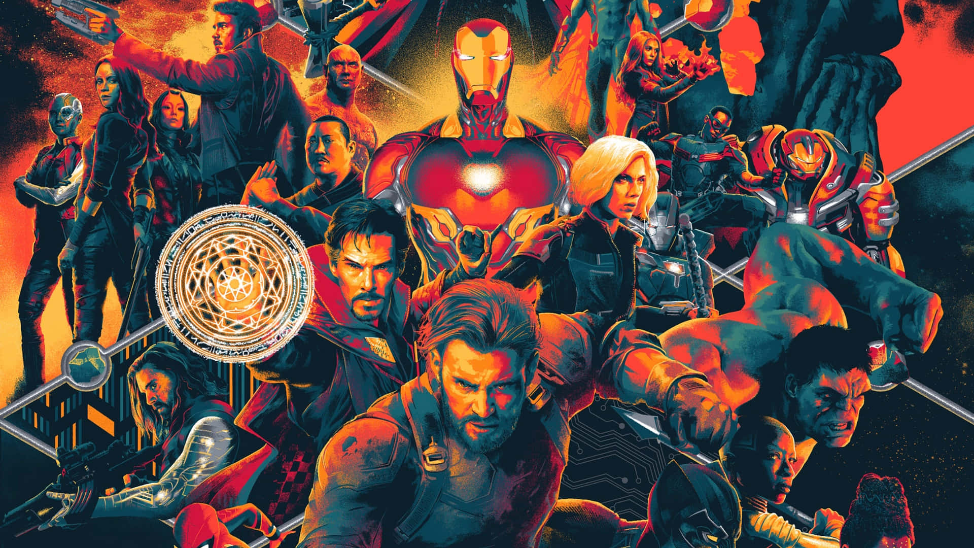 Avengers: Infinity War – “avengers Assemble!” Background