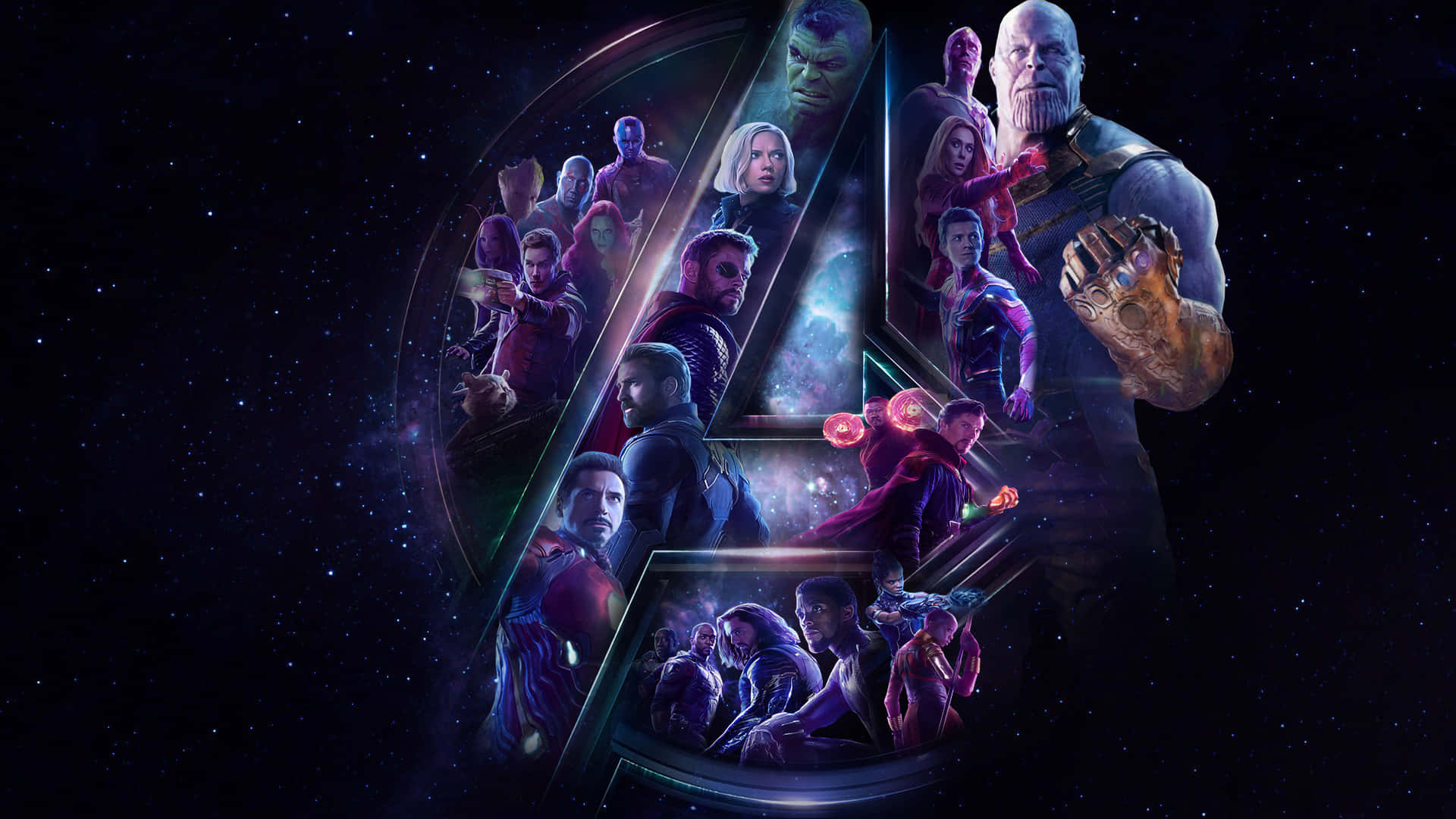Avengers Infinity War Collage Background