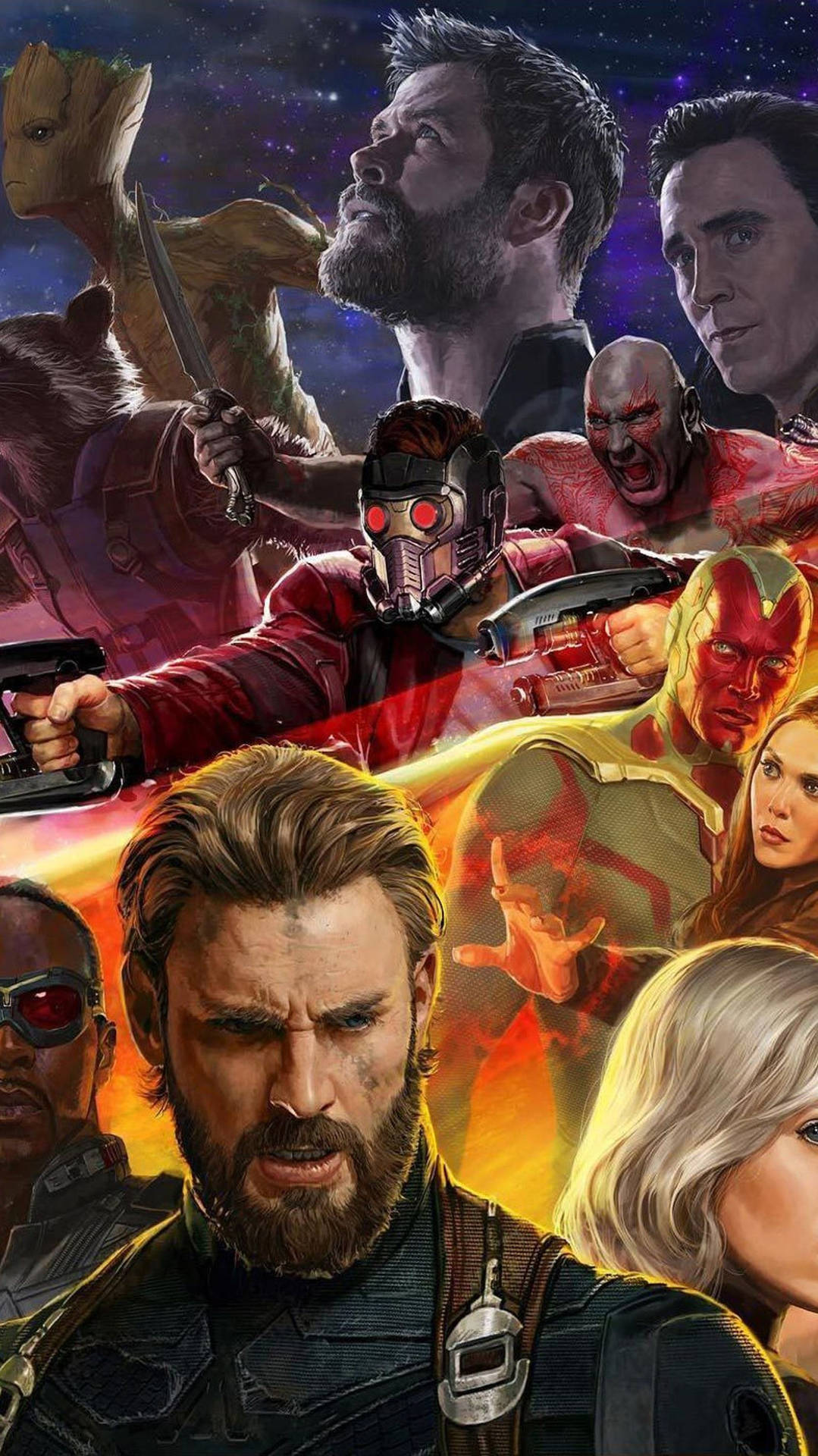Avengers Infinity War Marvel Phone Background