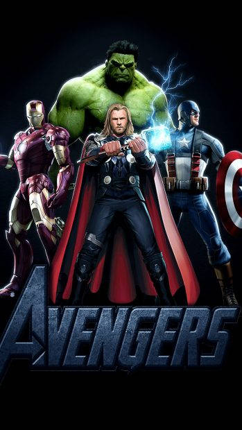 Avengers Iphone X Black Background Background