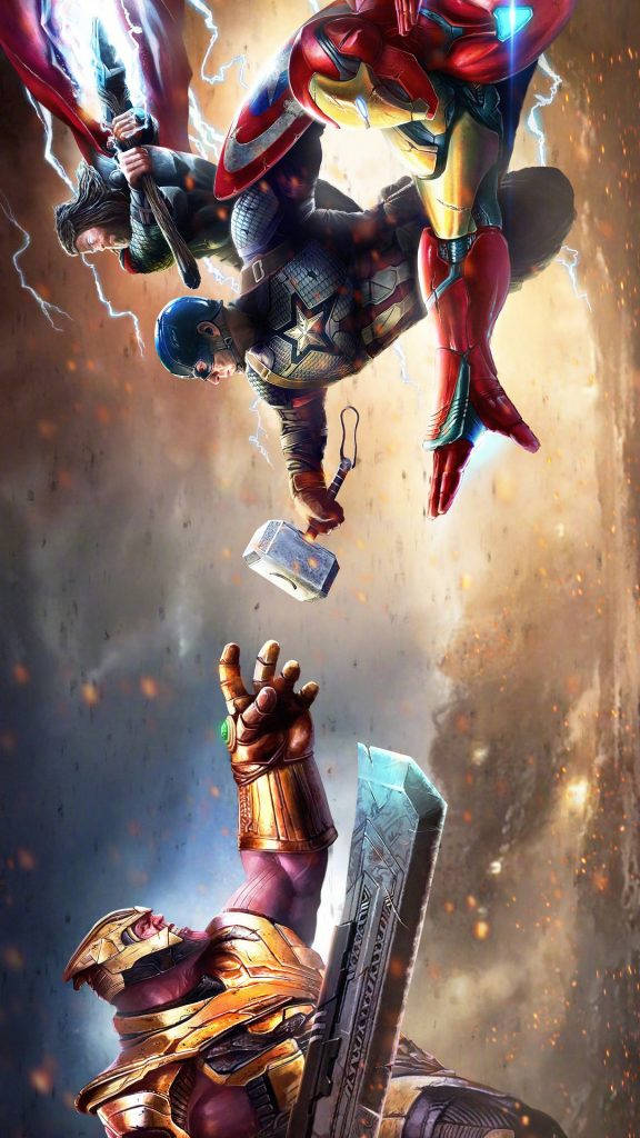 Avengers Iphone X Cool Art Background