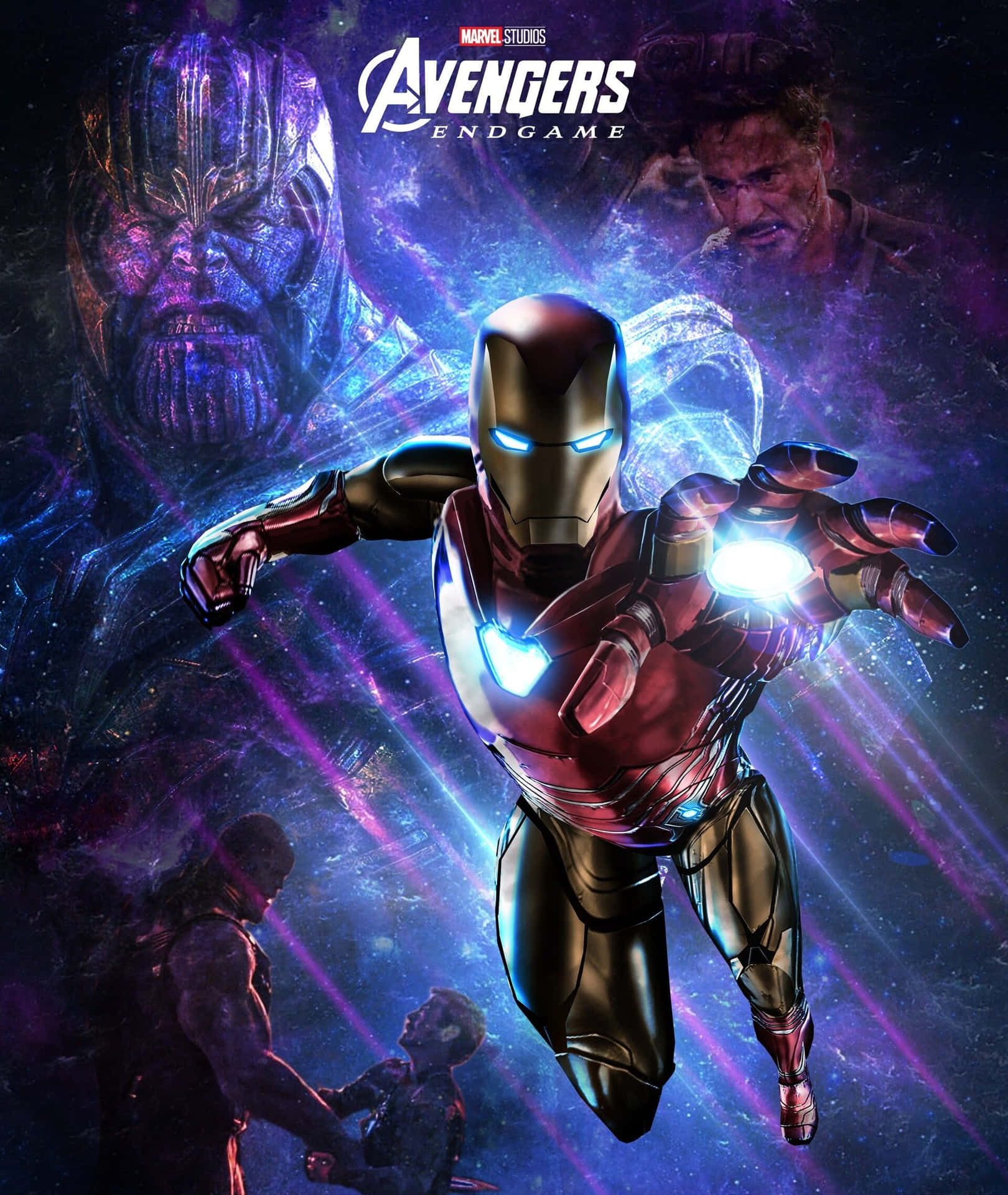 Avengers Iron Man Endgame Fanart Background