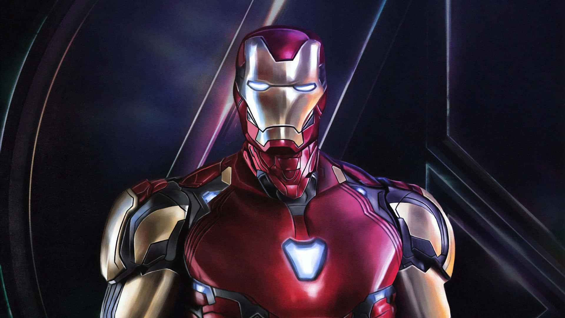 Avengers Iron Man Endgame Film Poster Background