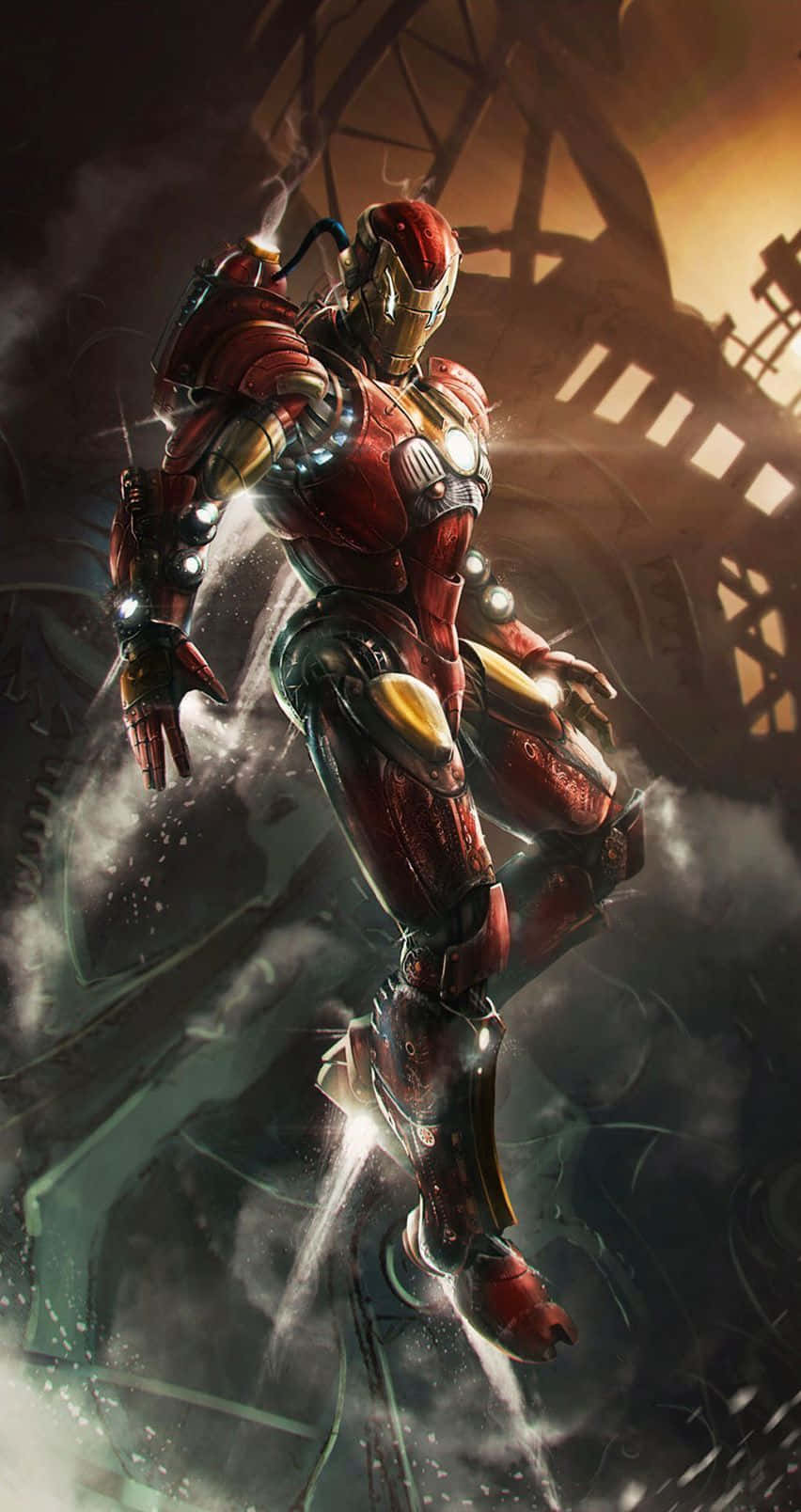 Avengers Iron Man In Planet Titan