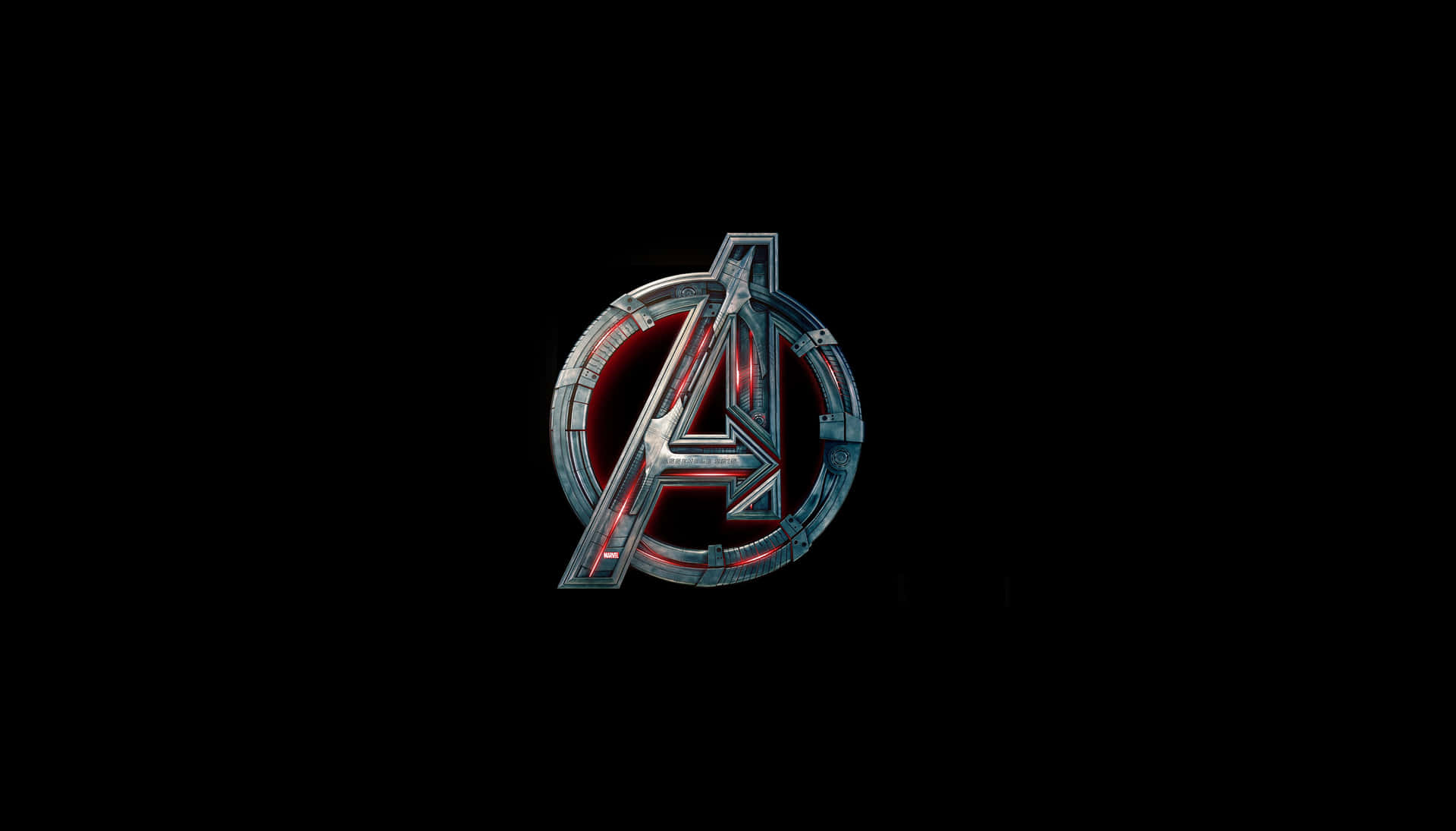 Avengers Logo Black Background Background