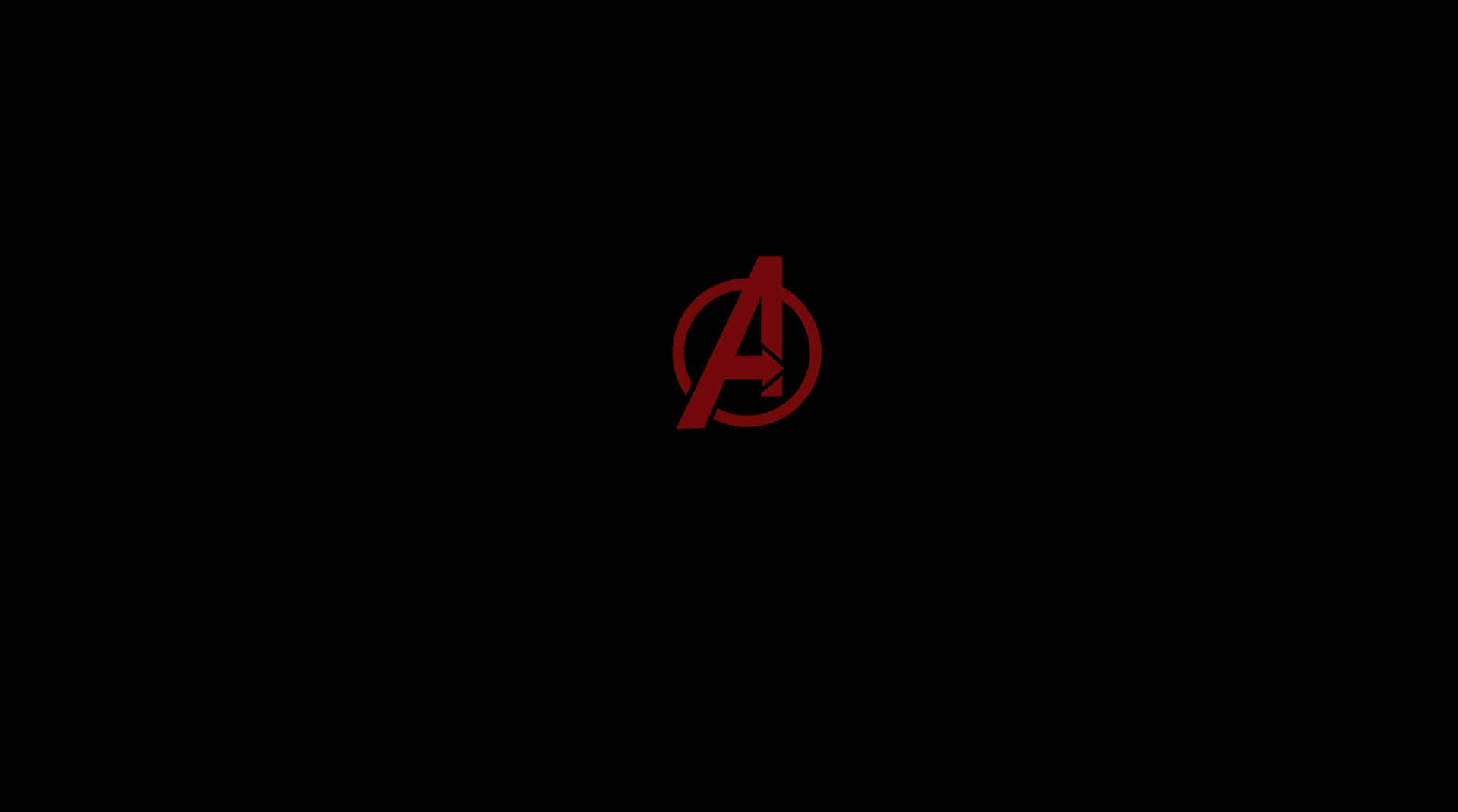 Avengers Logo Black Background Background