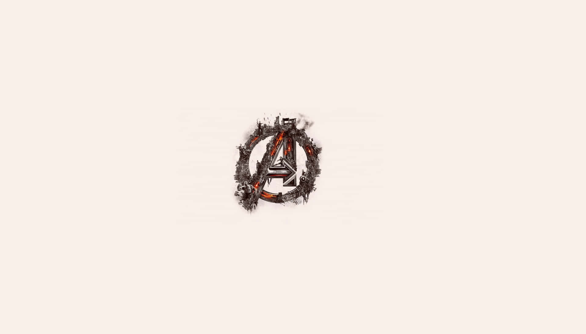 Avengers Logo Decay4 K Wallpaper Background