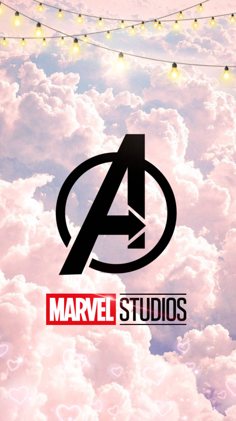 Avengers Logo In The Sky Background