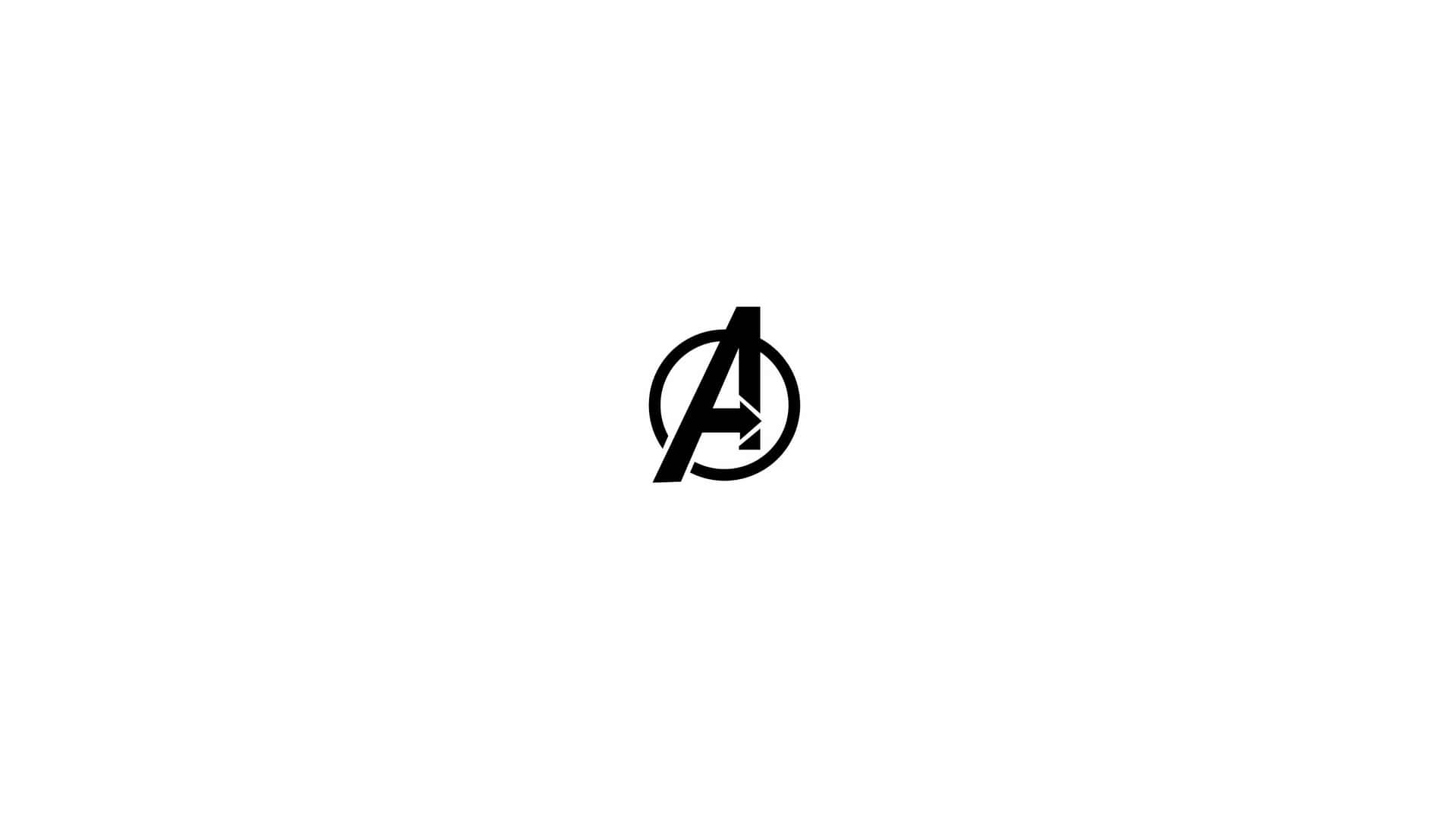 Avengers Logo Minimalist Design Background