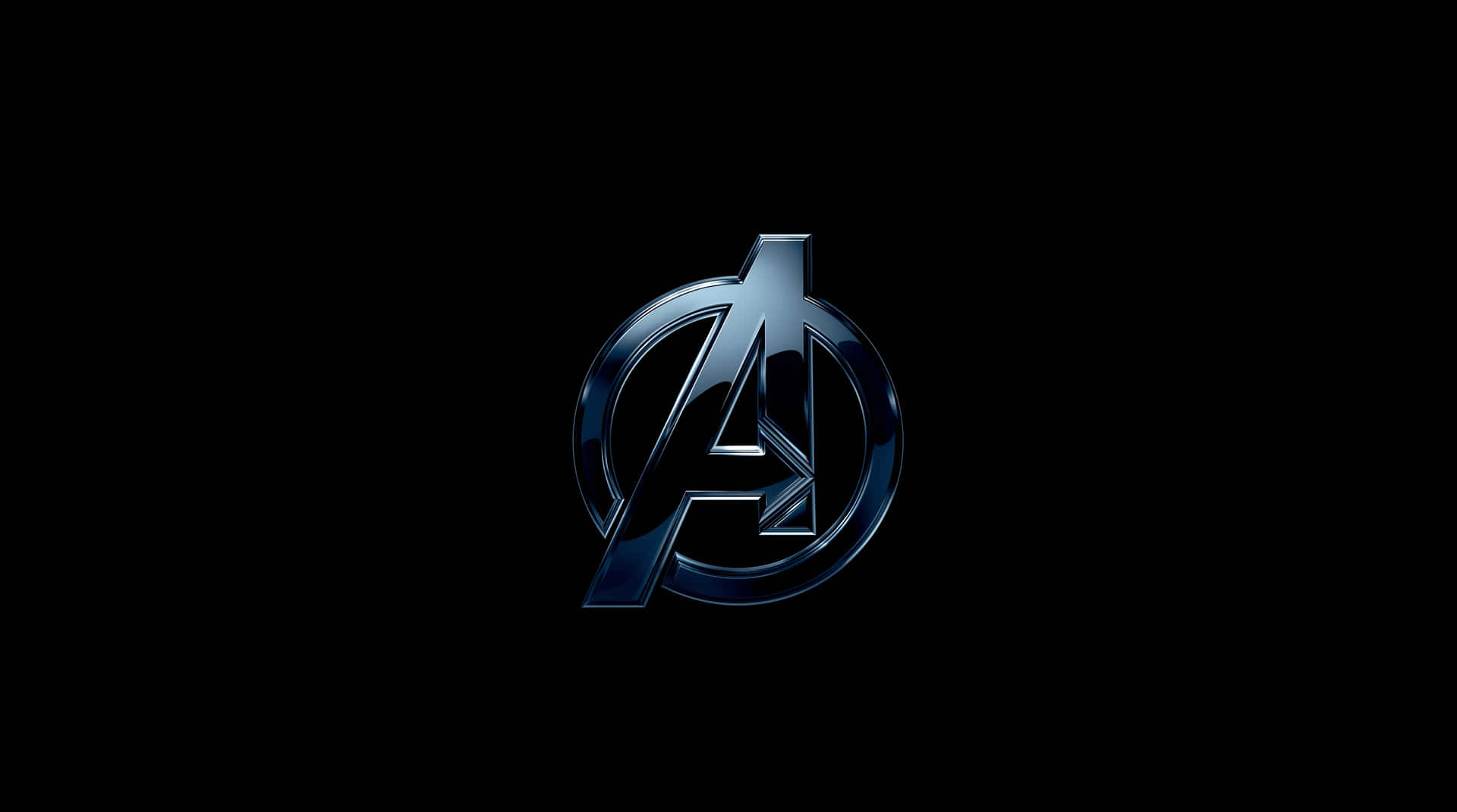 Avengers Logo4 K Dark Background Background