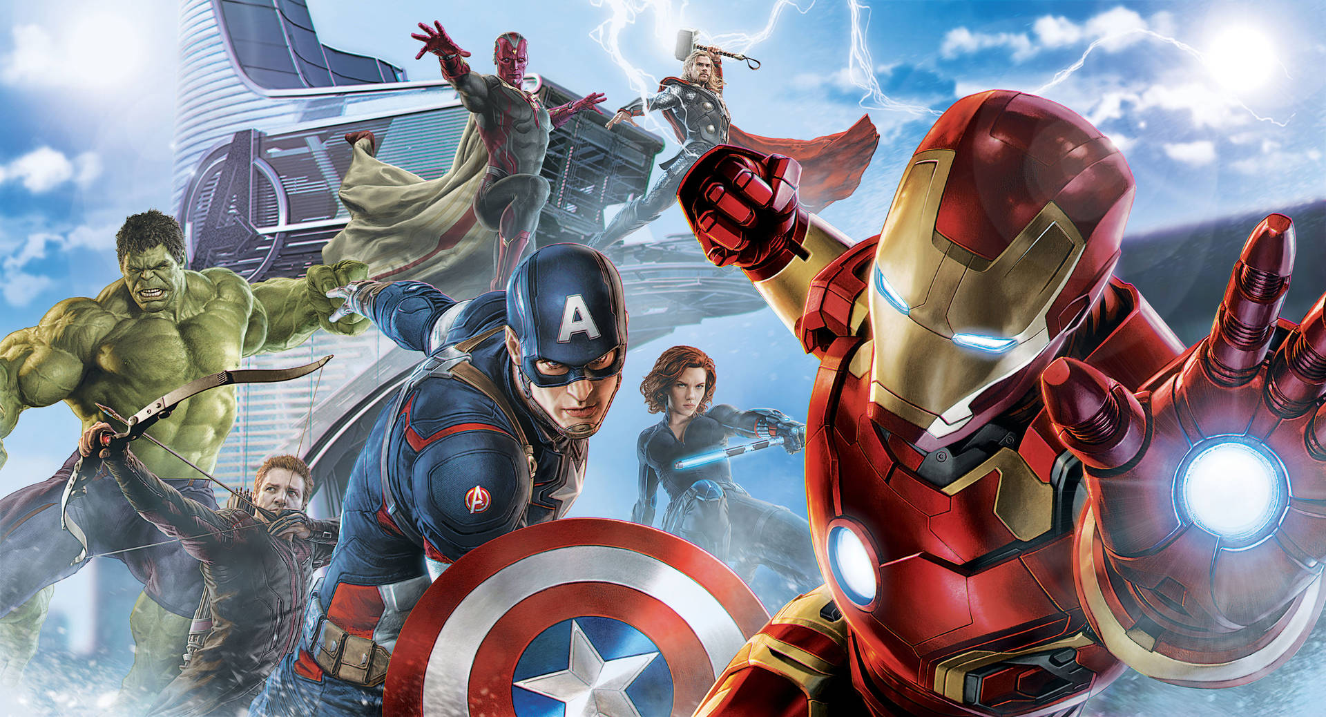 Avengers Movie Marvel Superhero Background