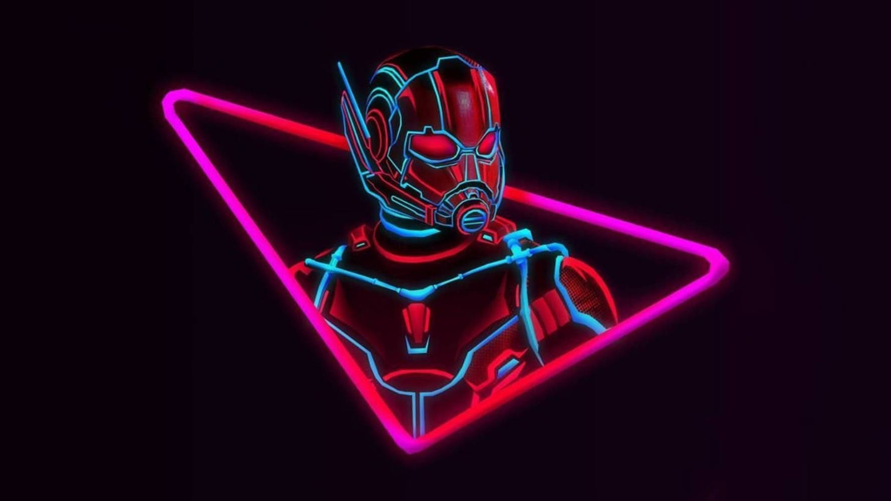 Avengers Neon Ant-man Desktop Background