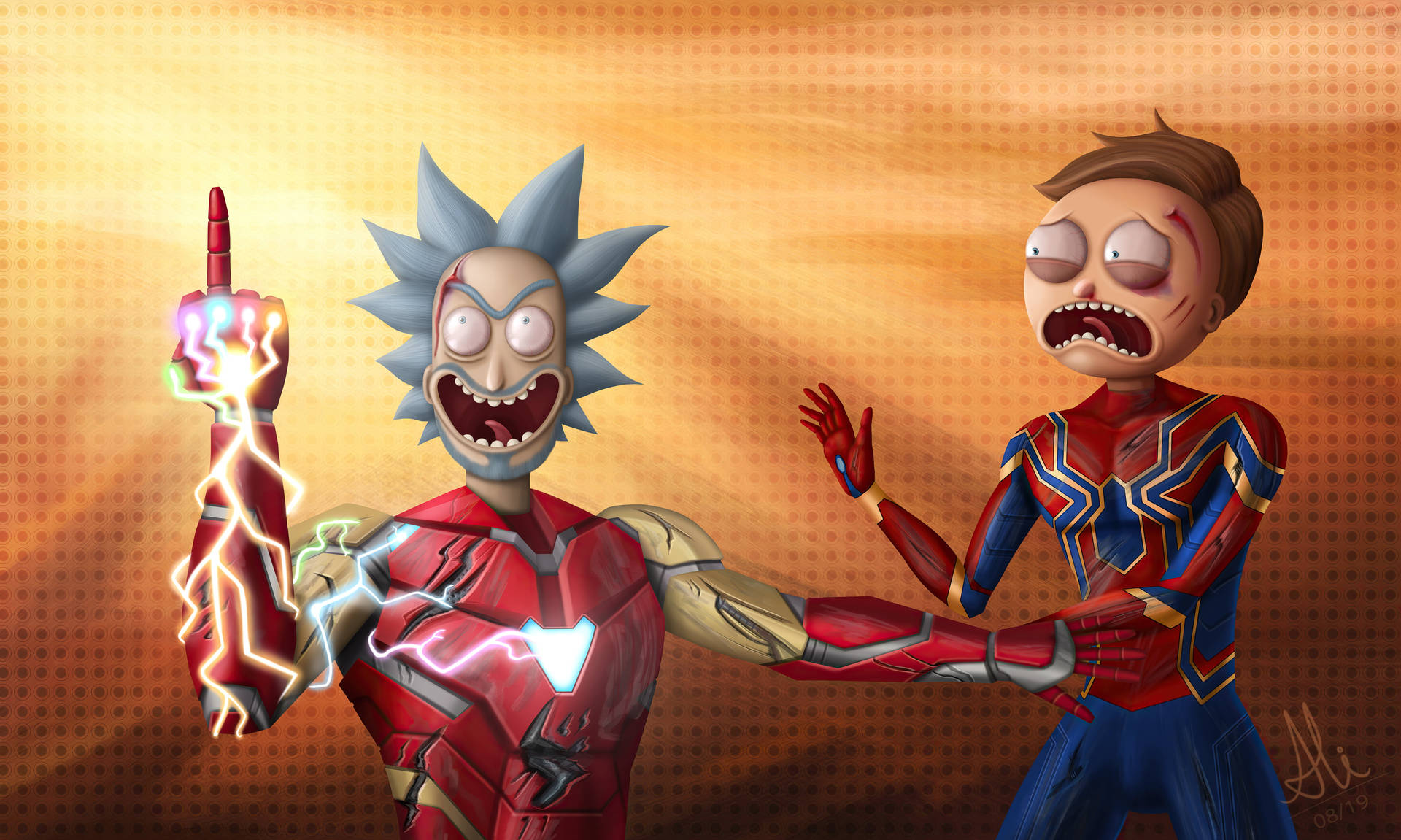 Avengers Parody Rick And Morty Pc 4k