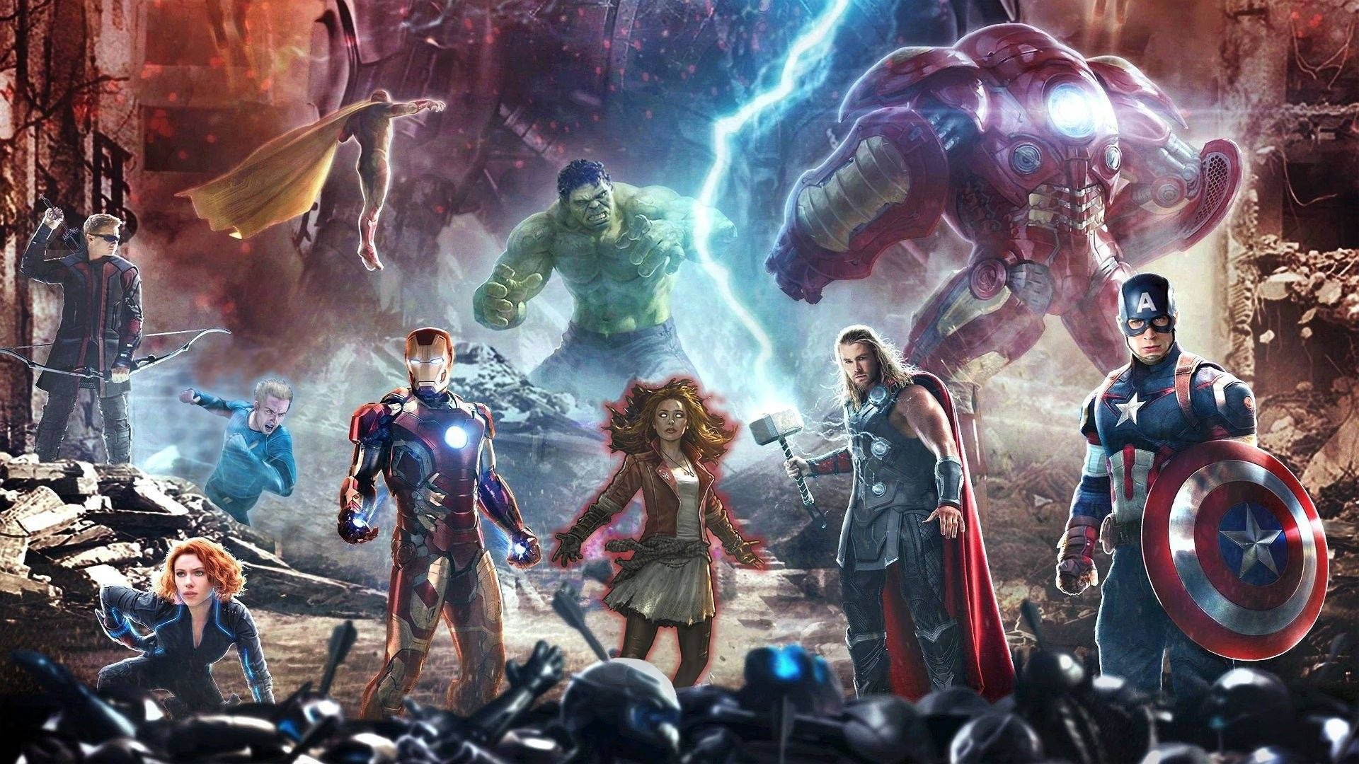 Avengers Photoshopped Poster Desktop Background