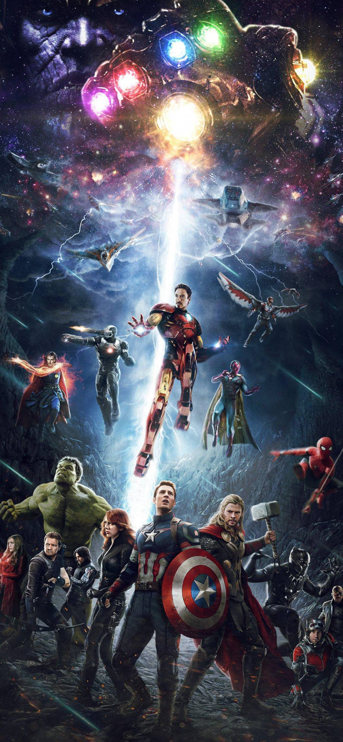Avengers Ready For Action Marvel Aesthetic Background