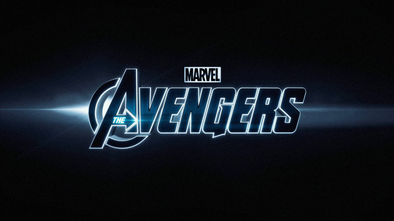 Avengers Simple Lettering Desktop Background