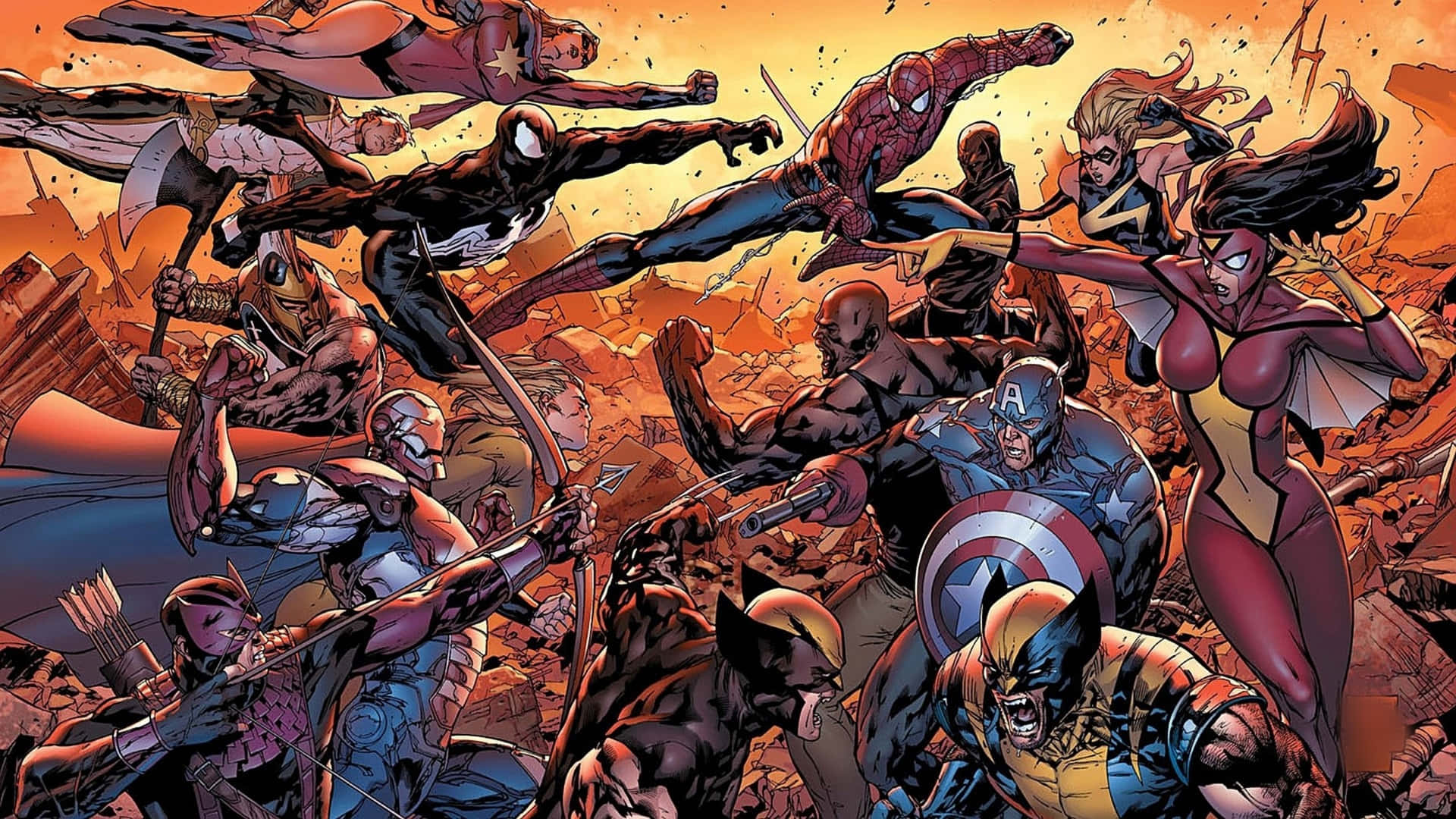 Avengers - The Comics Background