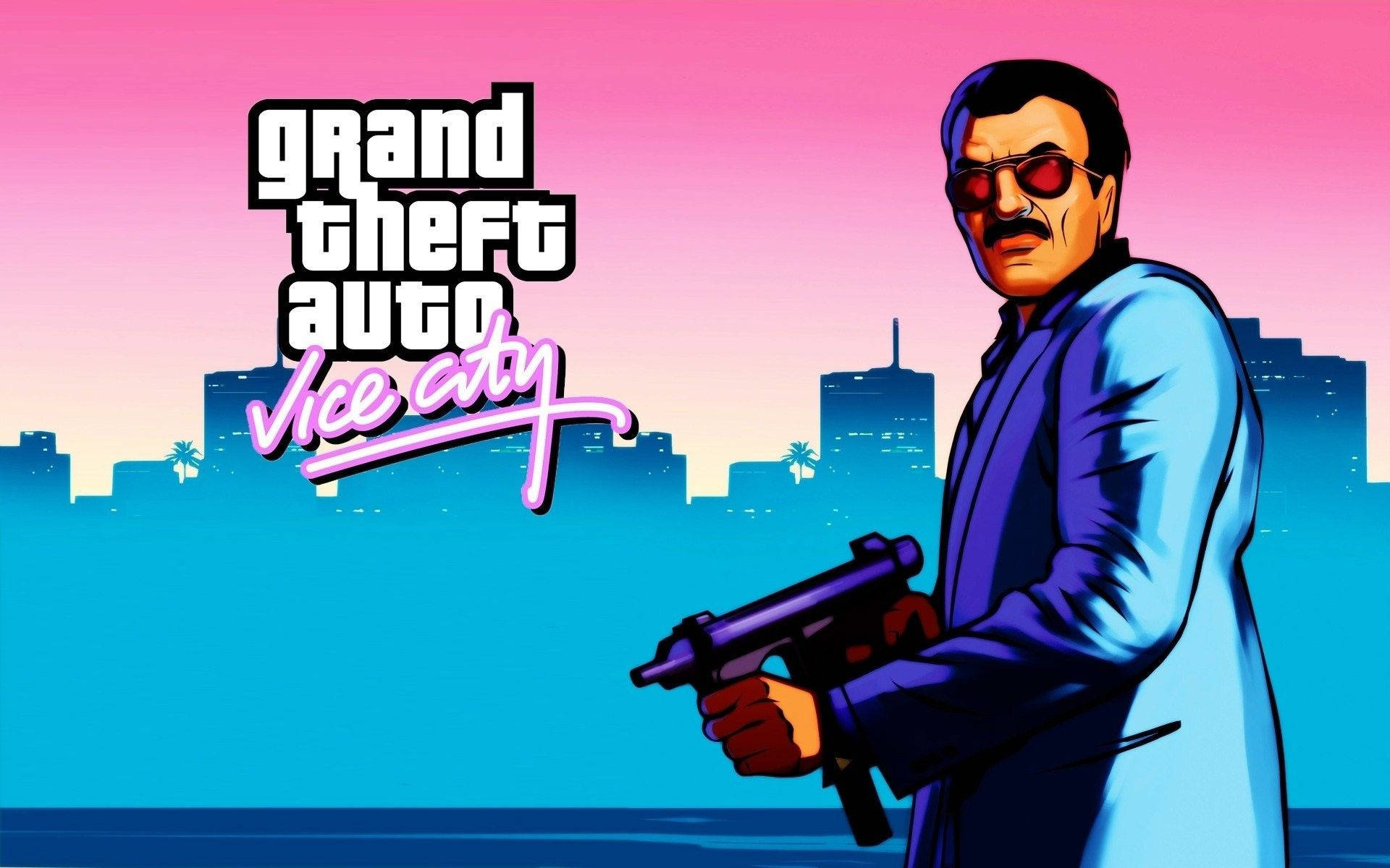 Avery Carrington In Gta Vice City Game Background