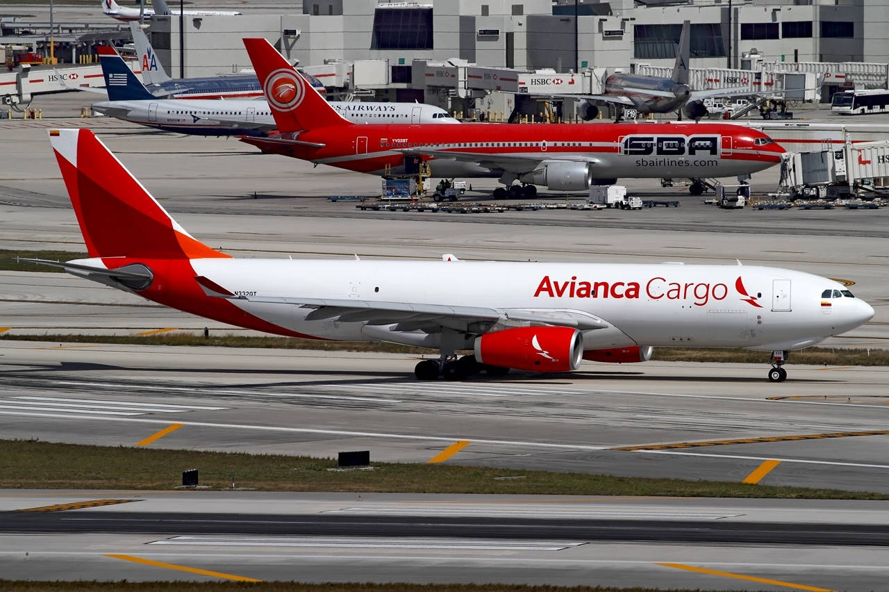 Avianca Cargo Airline A330 Plane Background