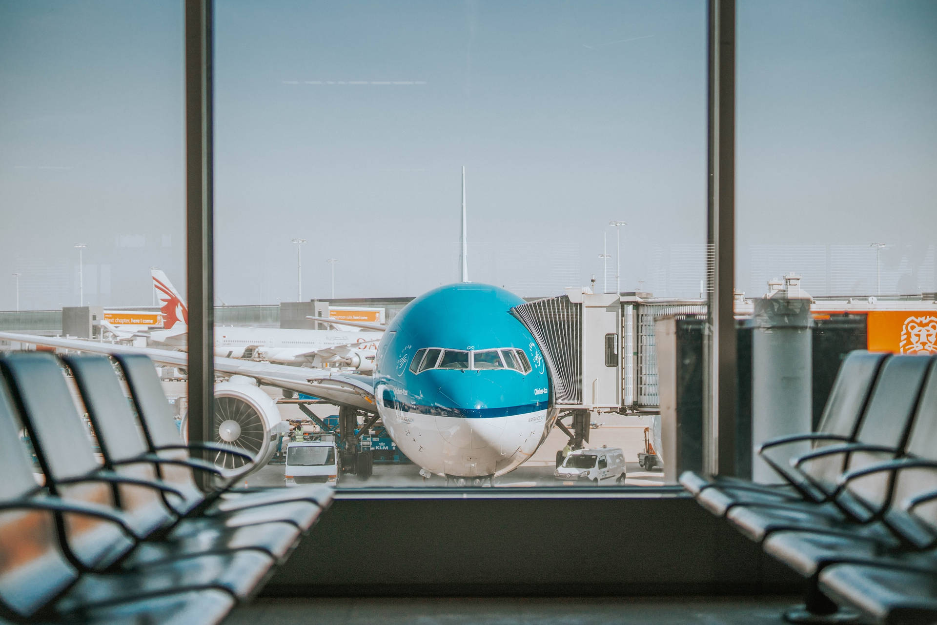 Aviation Airport Terminal Background