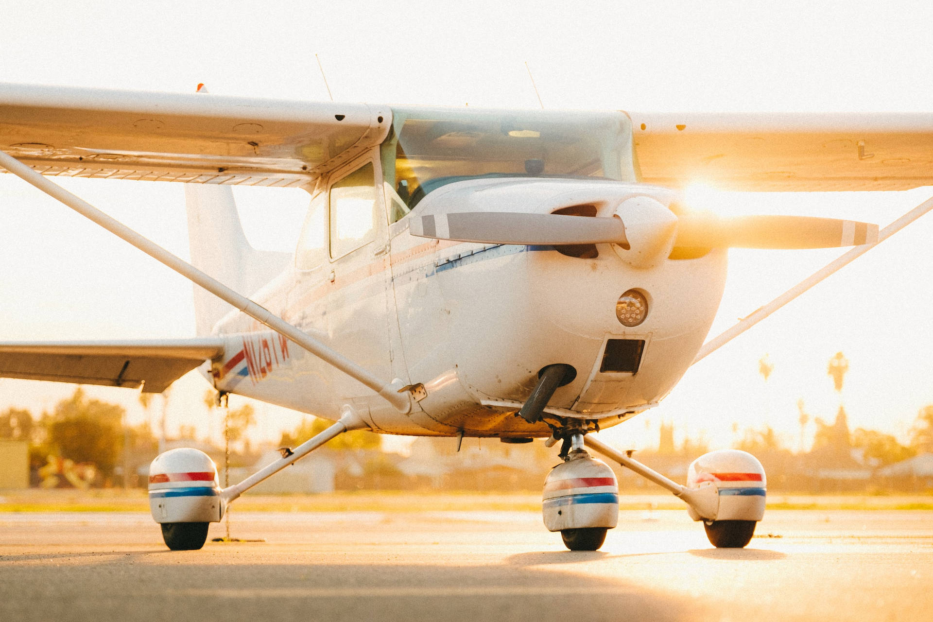 Aviation Biplane Aircraft Model Background