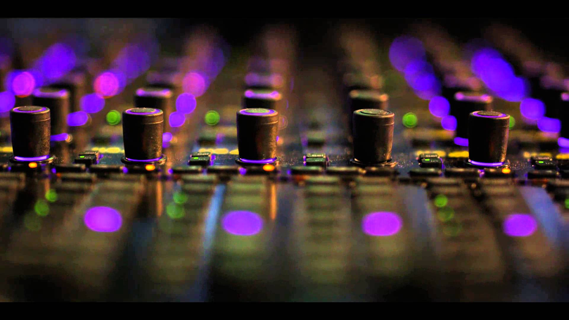 Avid Audio Mixer Dials Background