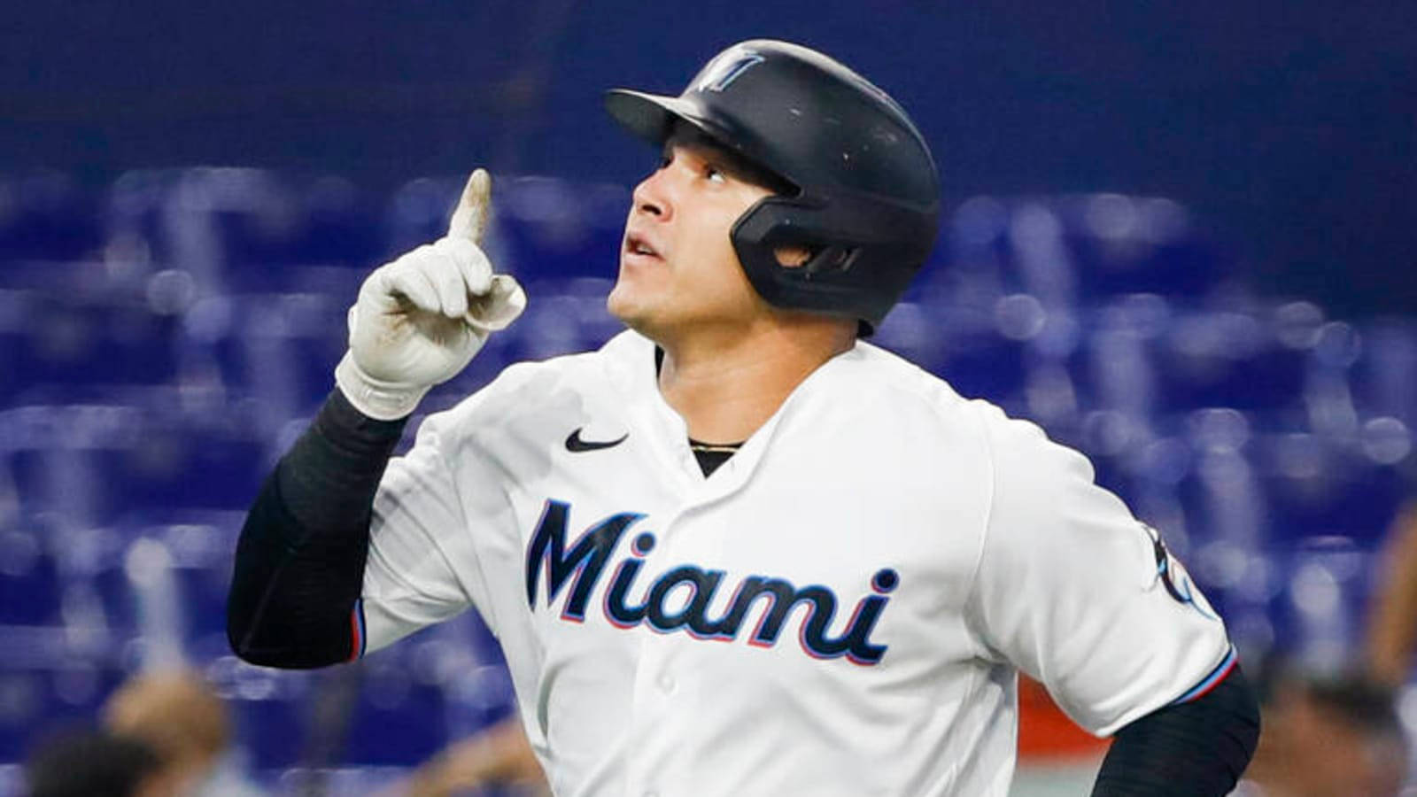 Avisail Garcia With Miami Background