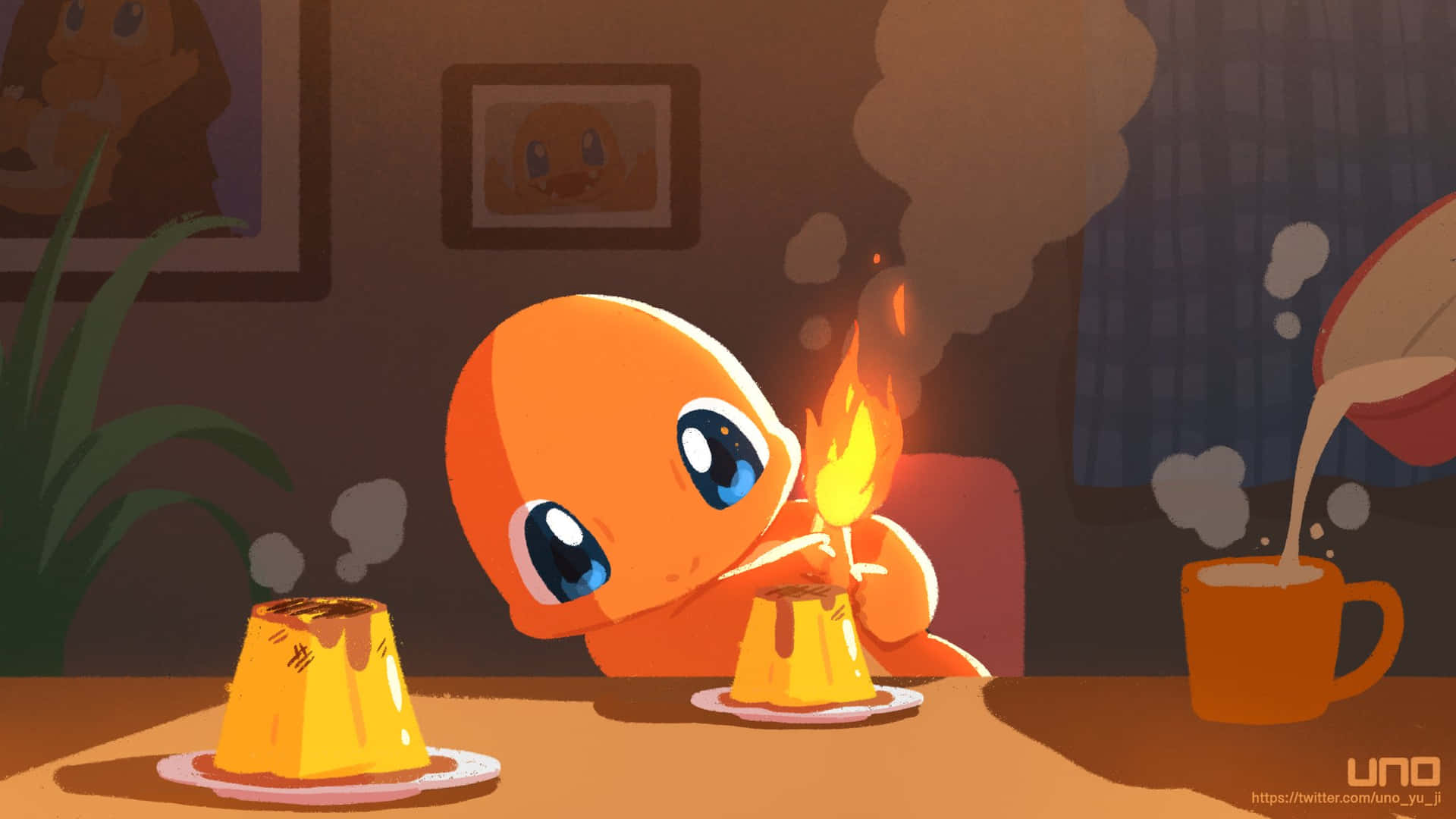 Awaken The Nature Of Your Inner Trainer With The Cute Charmander! Background