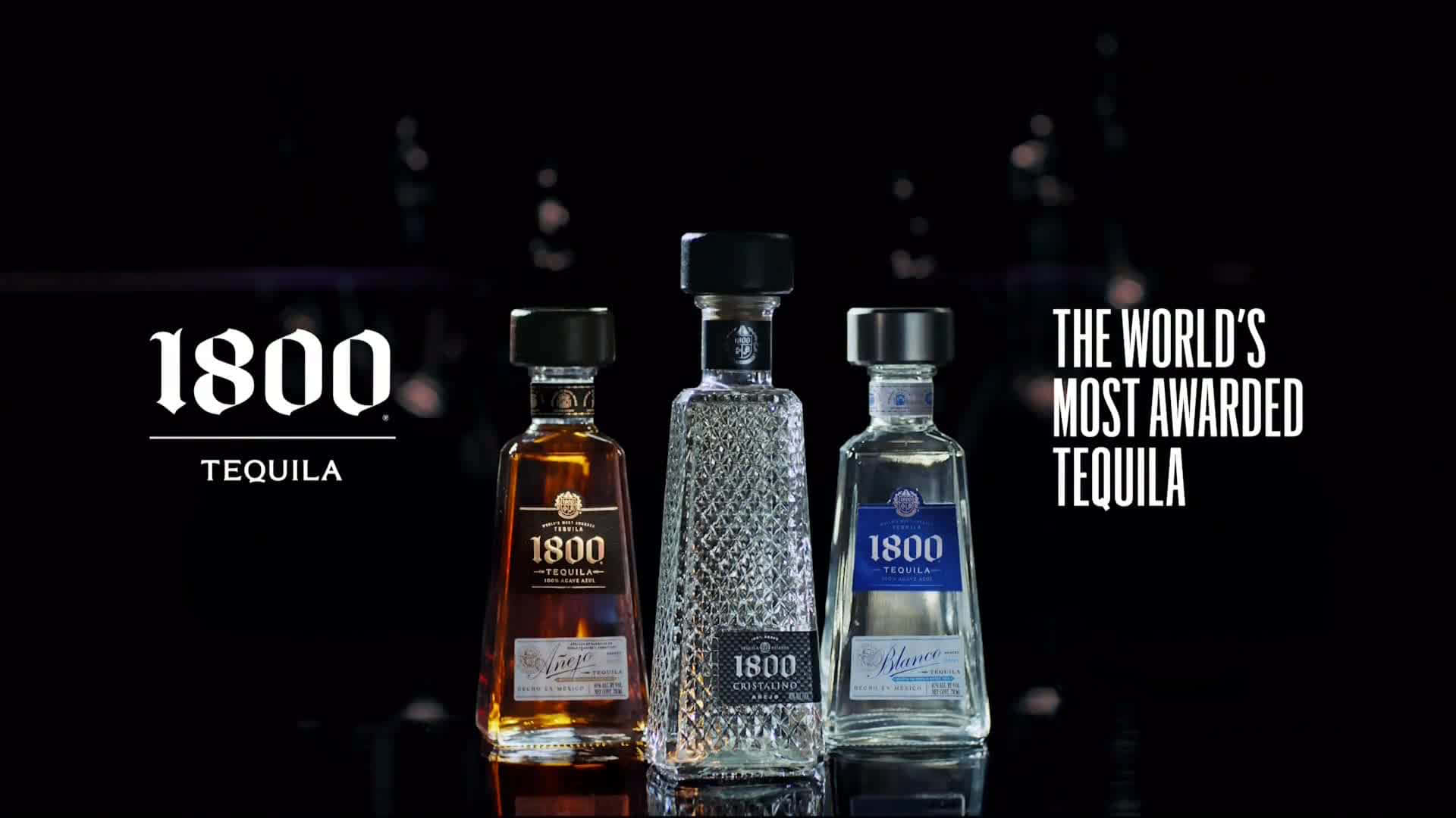 Award-winning 1800 Tequila Refinement Background