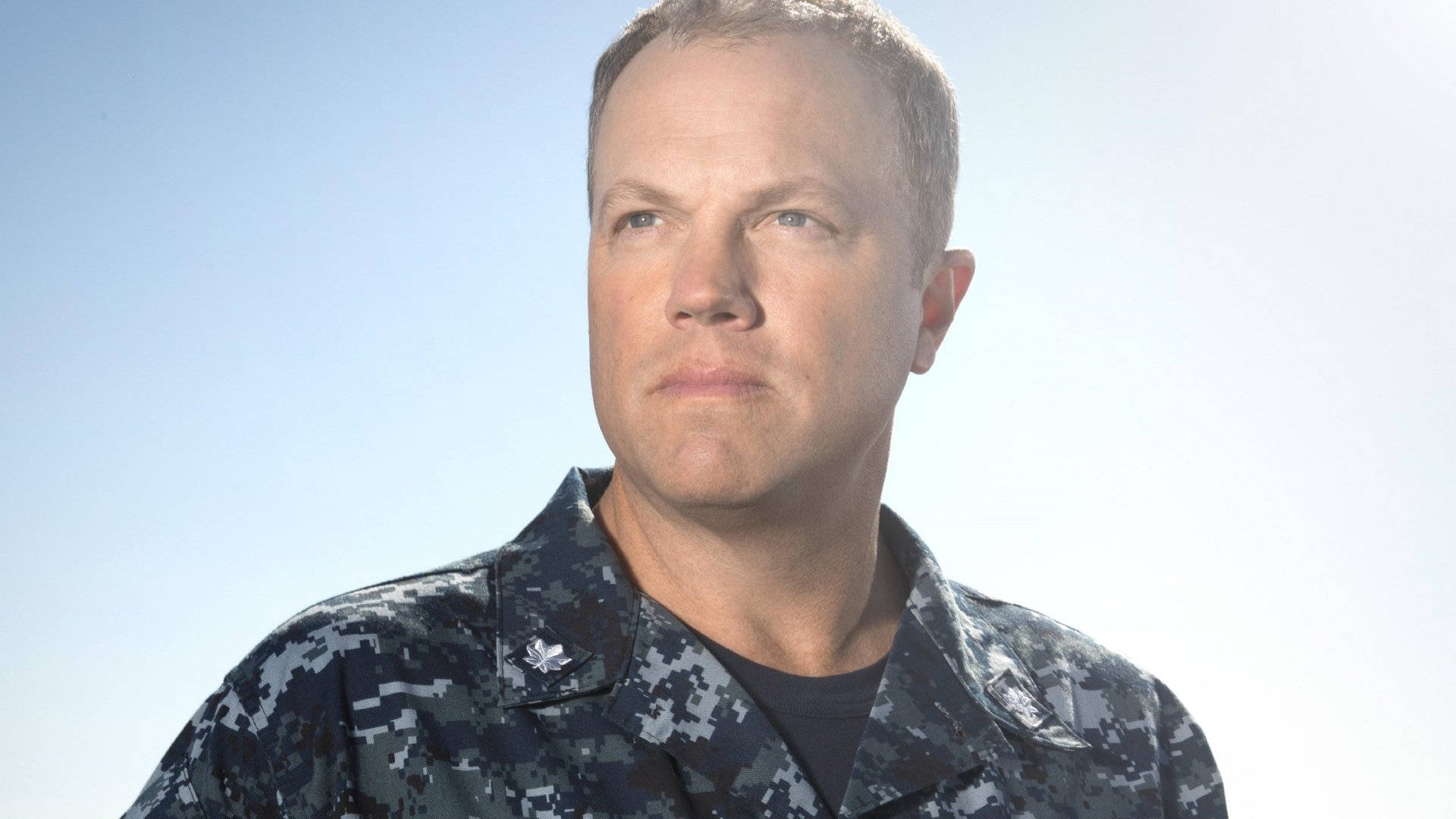 Award-winning Actor Adam Baldwin In Character As Mike Slattery. Background