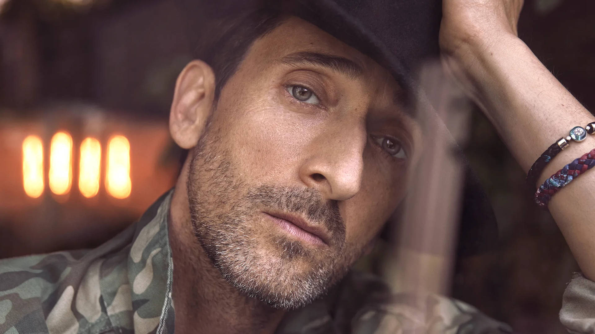Award-winning Actor Adrien Brody In A Close-up Shot Background