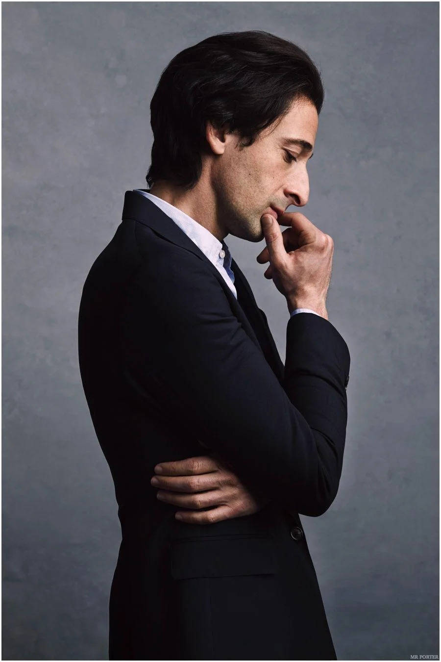 Award-winning Actor Adrien Brody In A Sophisticated Pose. Background