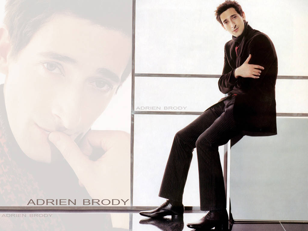 Award-winning Actor Adrien Brody Looking Suave And Contemplative Background