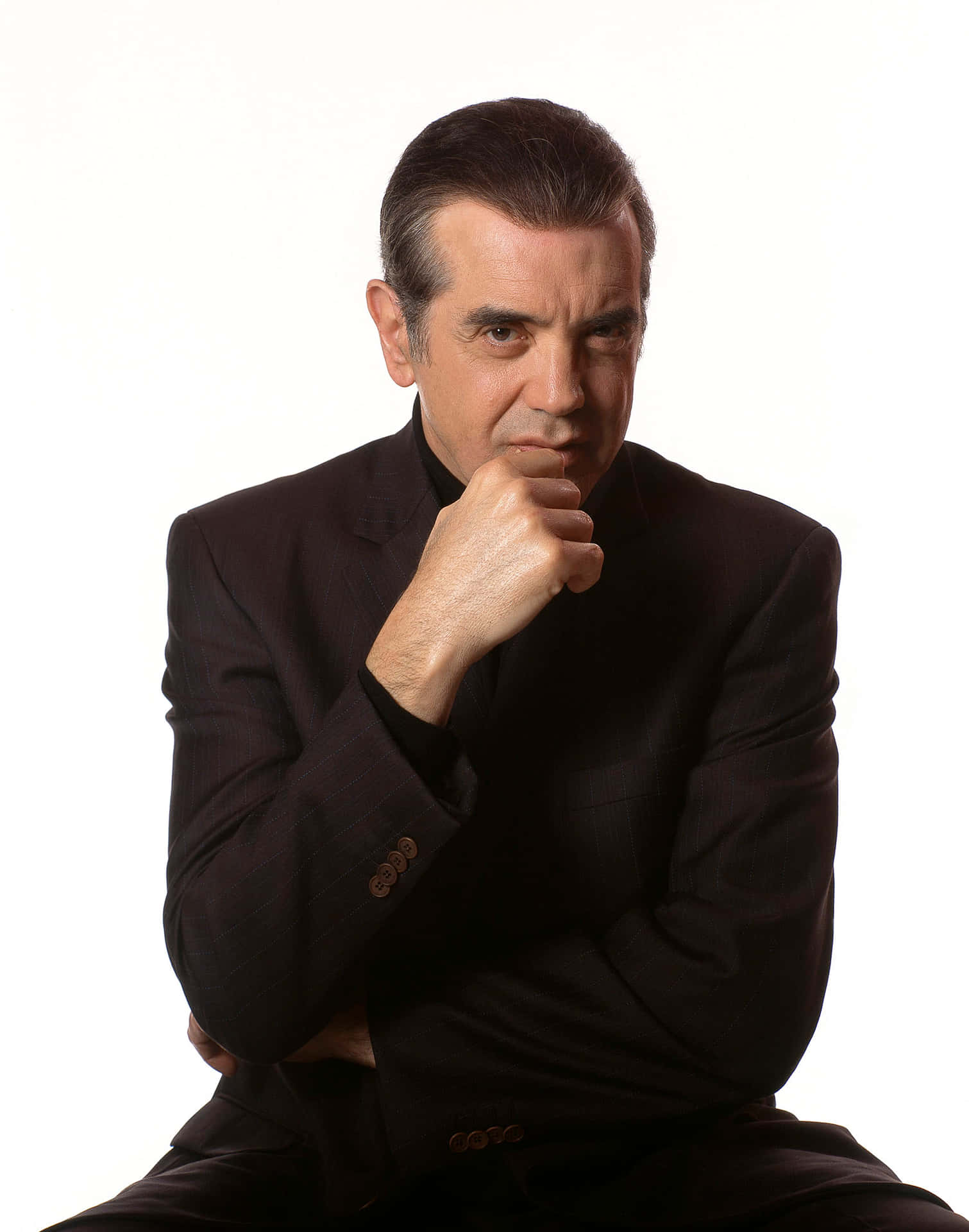 Award-winning Actor Chazz Palminteri In A Candid Pose Background