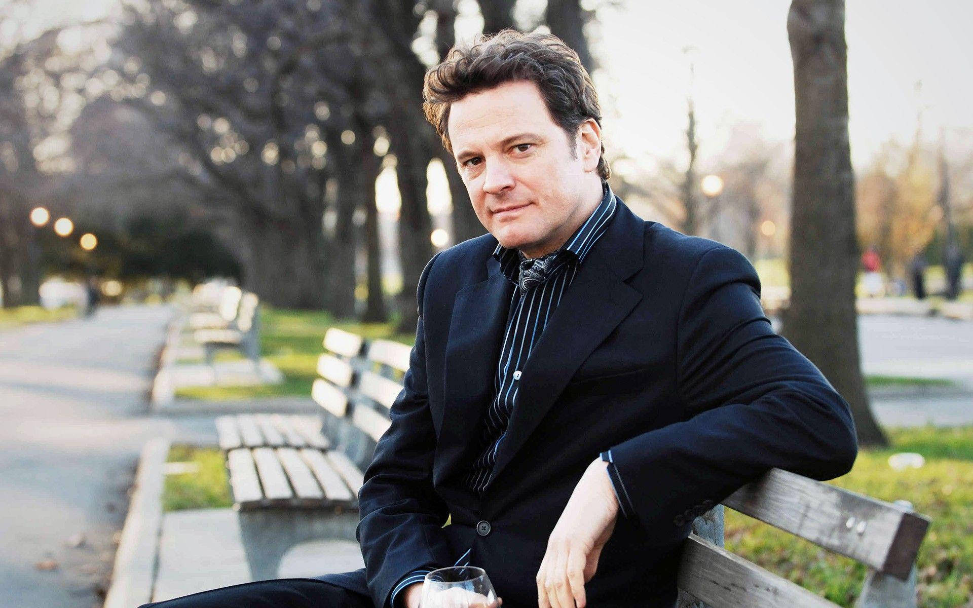 Award-winning Actor Colin Firth As Richard Bratton In The Accidental Husband Background