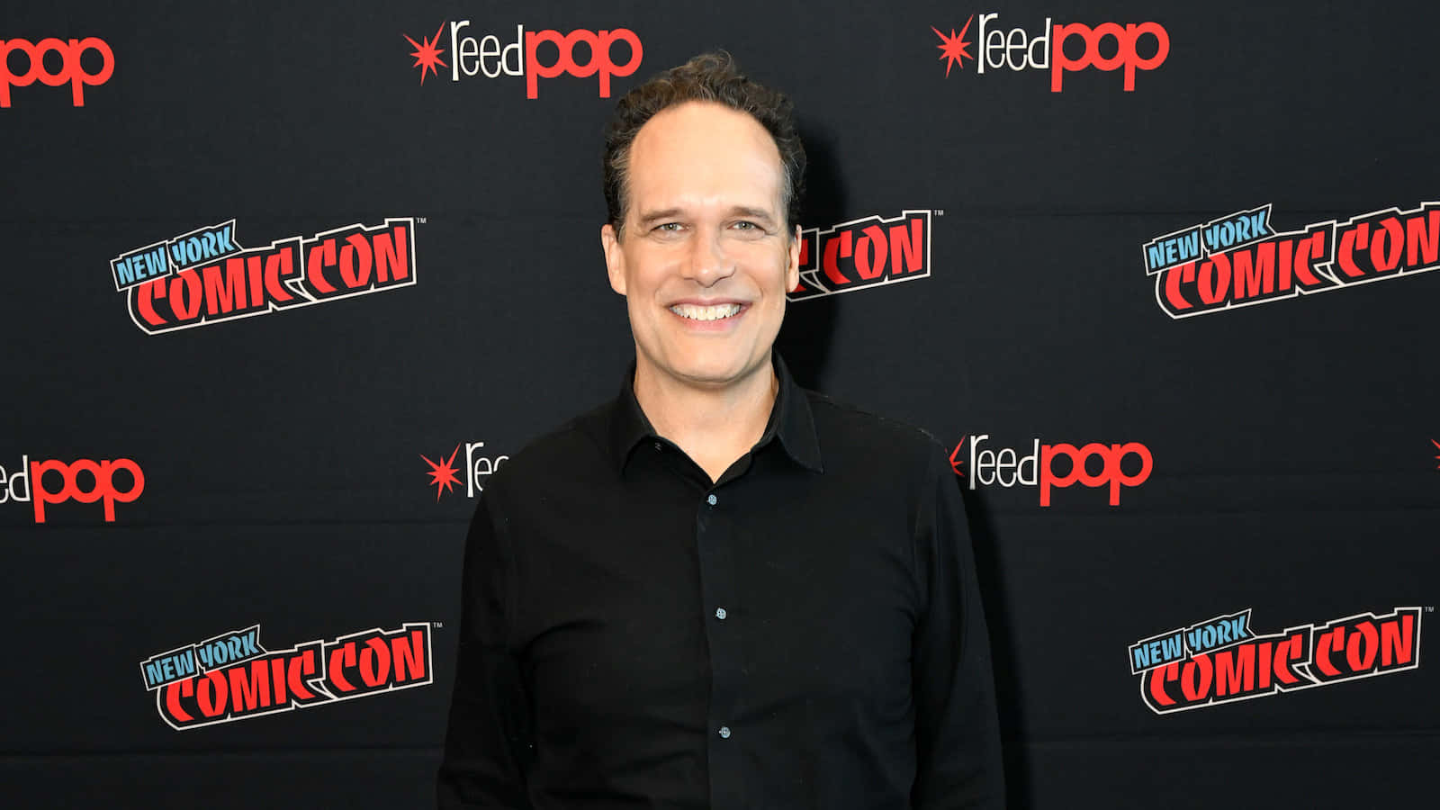Award-winning Actor Diedrich Bader In A Close-up Portrait. Background
