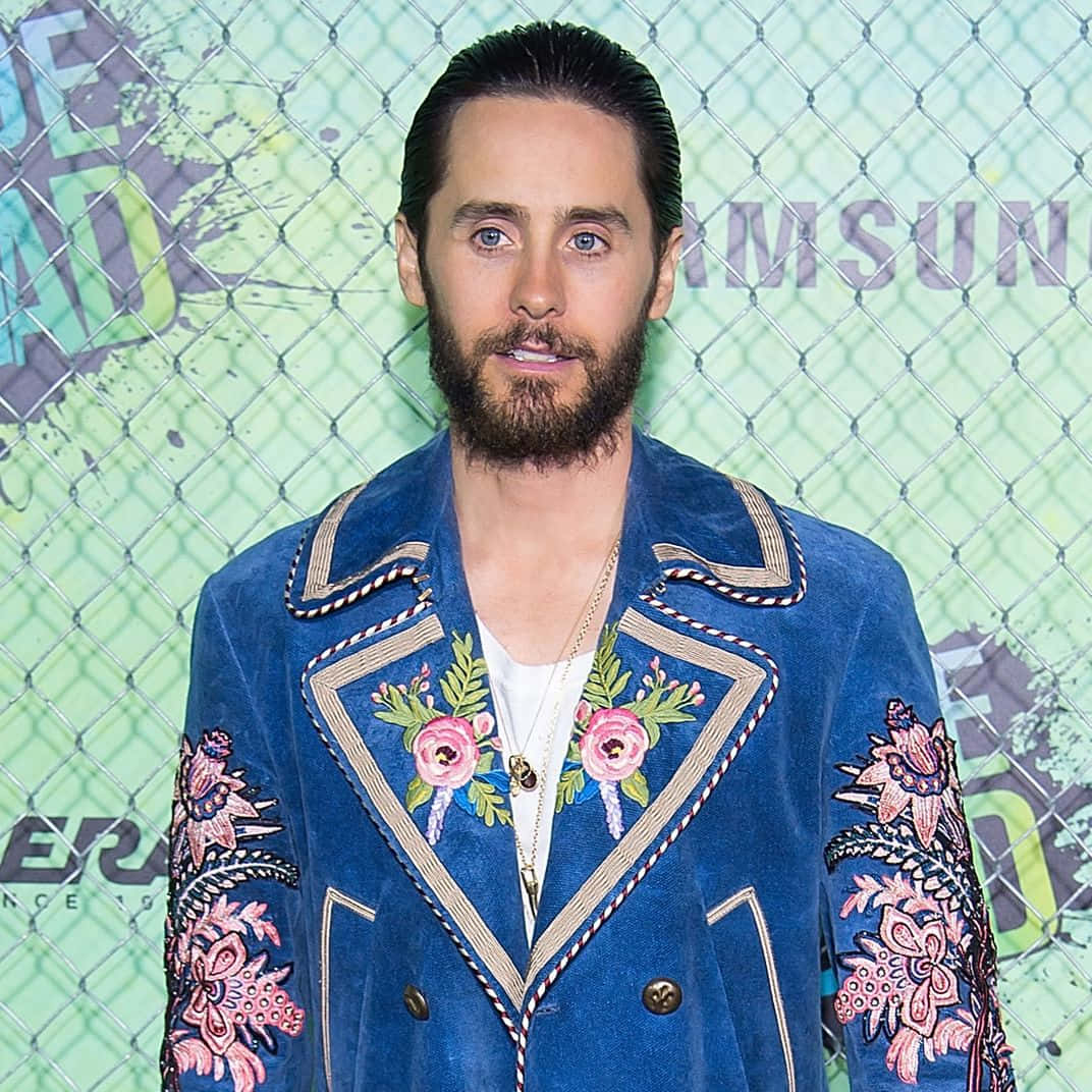 Award-winning Actor Jared Leto In A Dramatic Pose Background