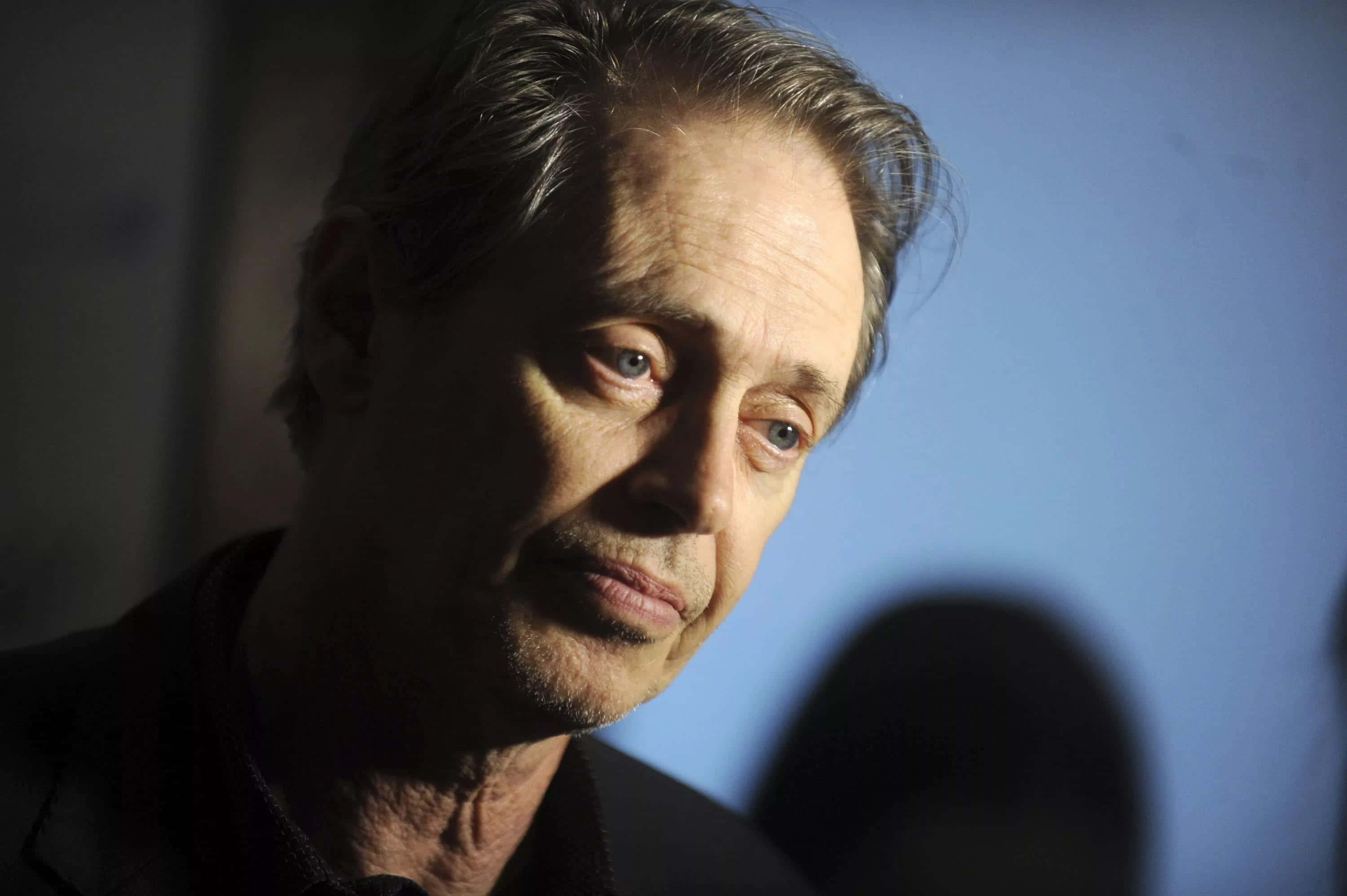 Award-winning Actor Steve Buscemi On The Red Carpet Background