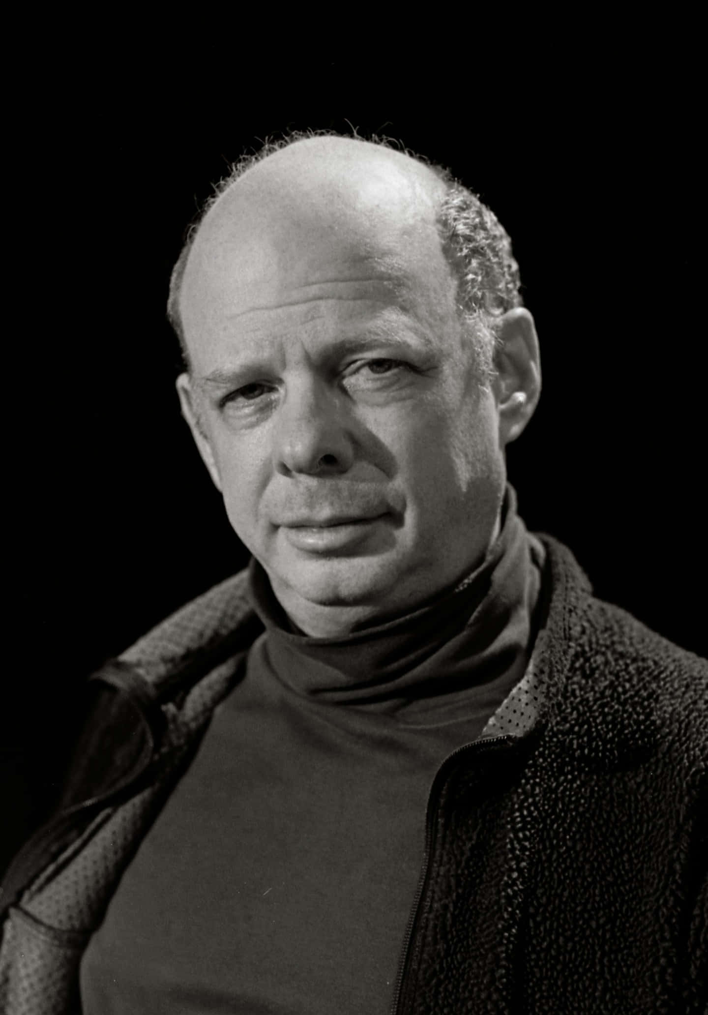 Award-winning Actor, Wallace Shawn, Posing For A Portrait Background