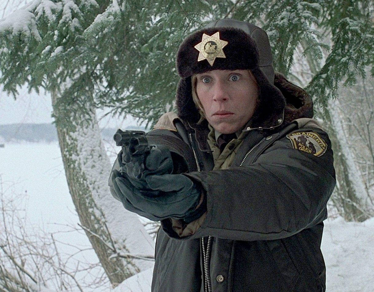 Award-winning Actress Frances Mcdormand As Marge Gunderson In Fargo Background