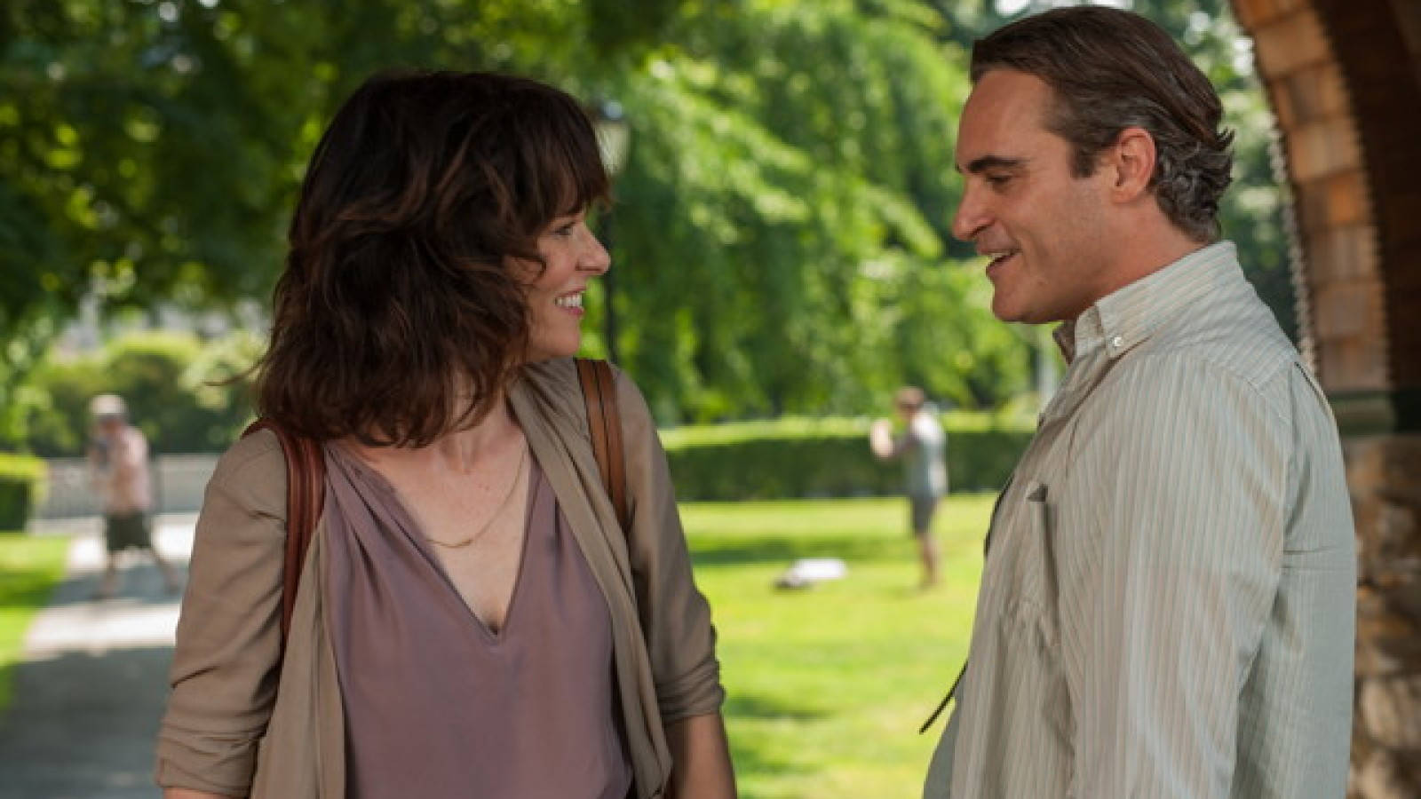 Award-winning Actress Parker Posey With Joaquin Phoenix.