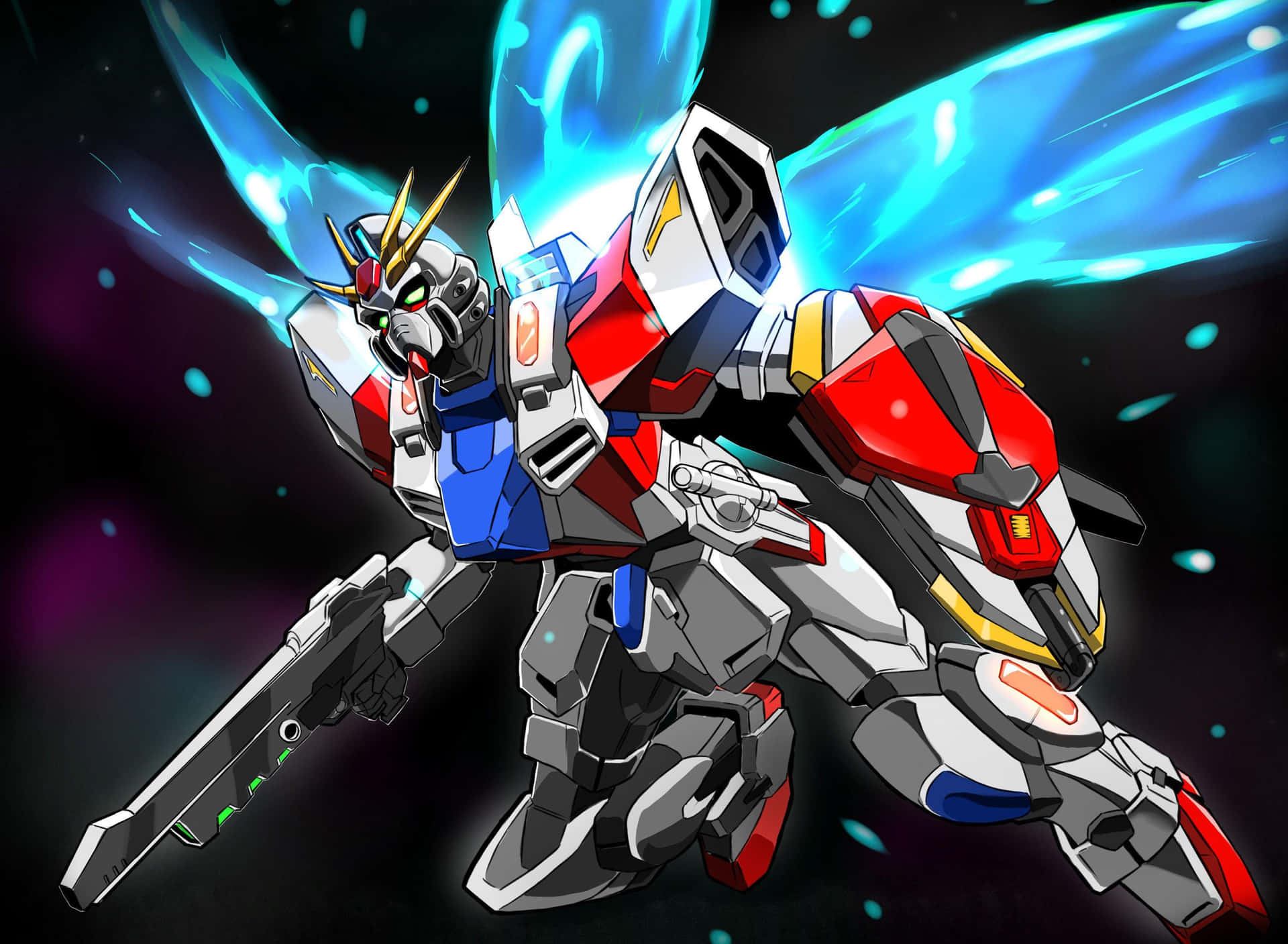 Awe-inspiring Gundam Robotic Warrior Background