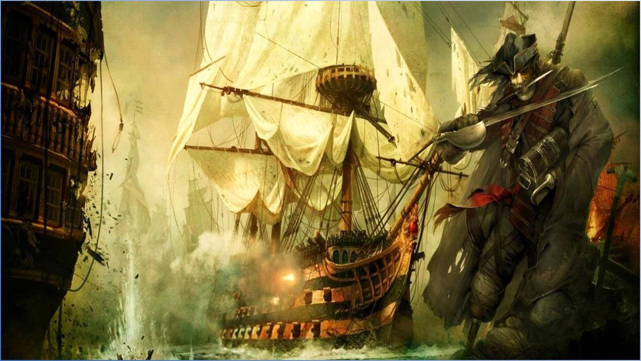 Awe-inspiring Pirate And Ship Artwork