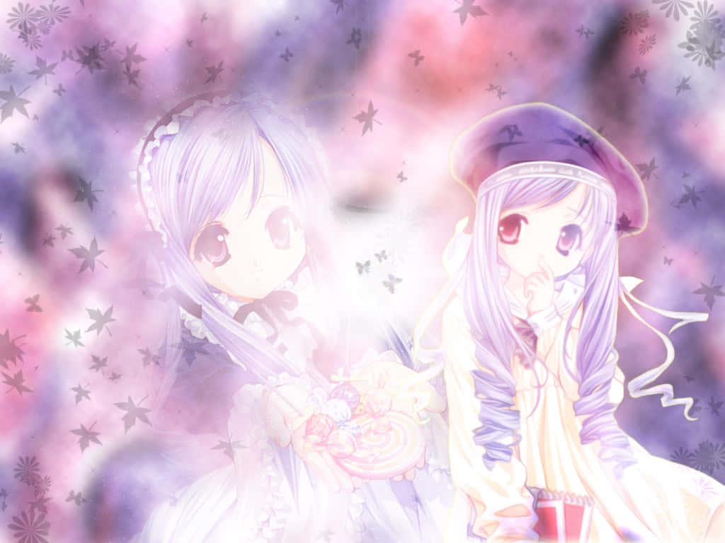 Awesome Anime Digital Art Of Cute Sister