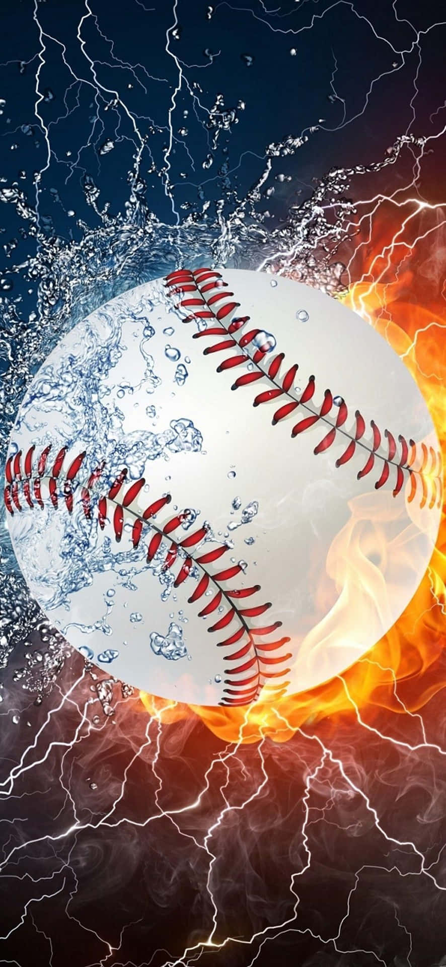 Awesome Baseball Cool Art Background